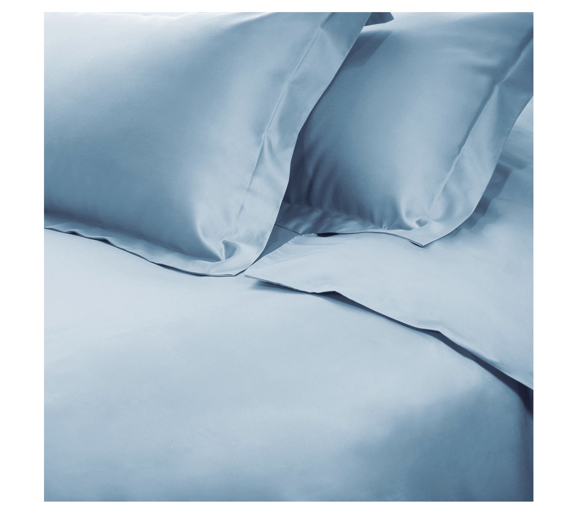 Superior 650-Thread Count Solid Duvet Cover Set, Twin