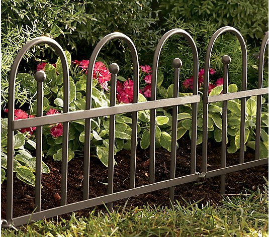Iron Fence Edging by Plow & Hearth