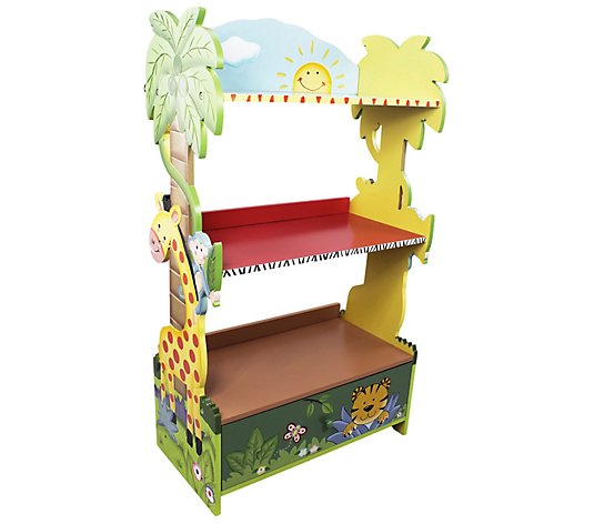 Teamson Kids Toy Furniture Sunny Safari Books helf