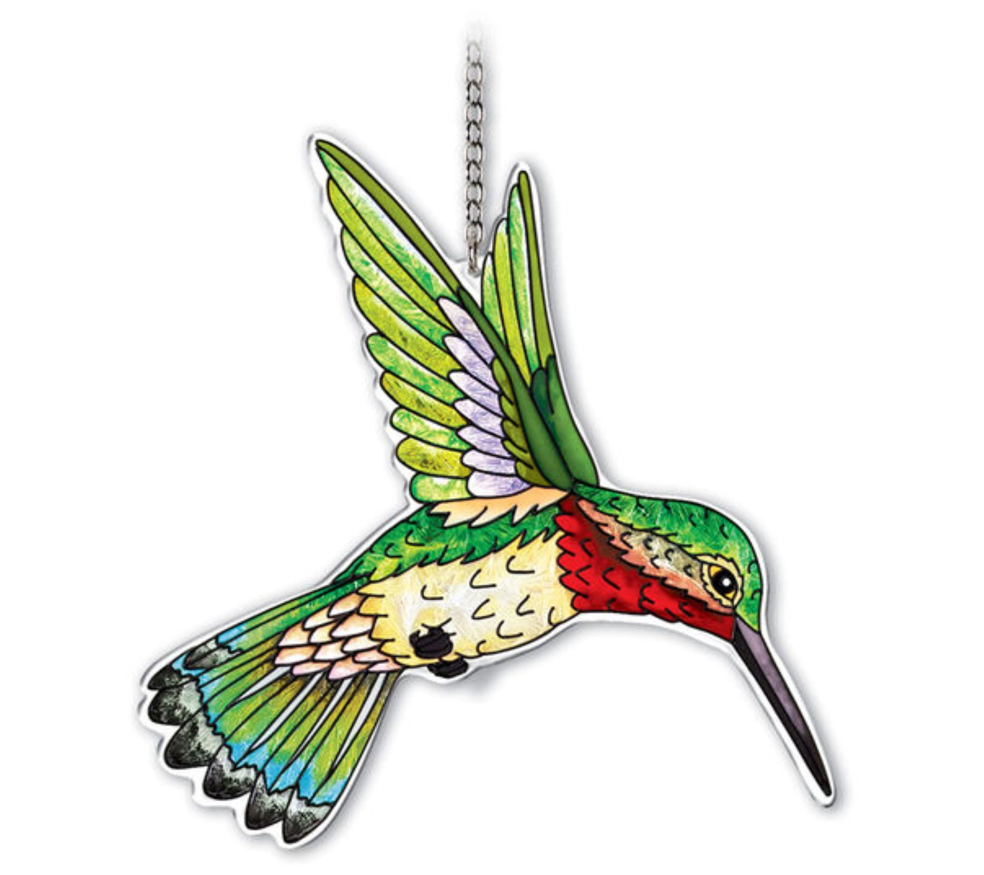 Amia 6.5" x 6.5" Hummingbird Suncatcher