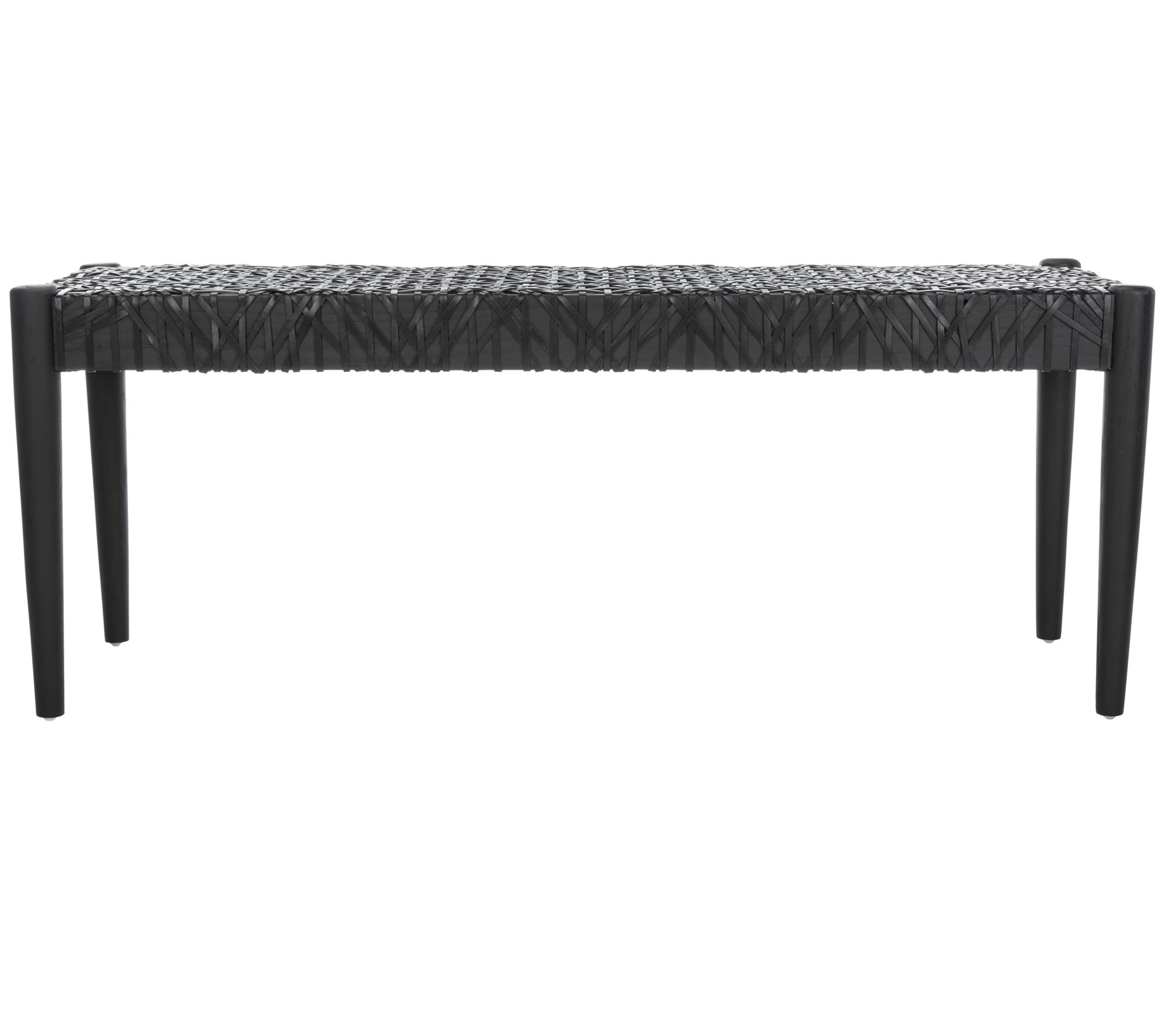 Safavieh Bandelier Leather Weave Bench