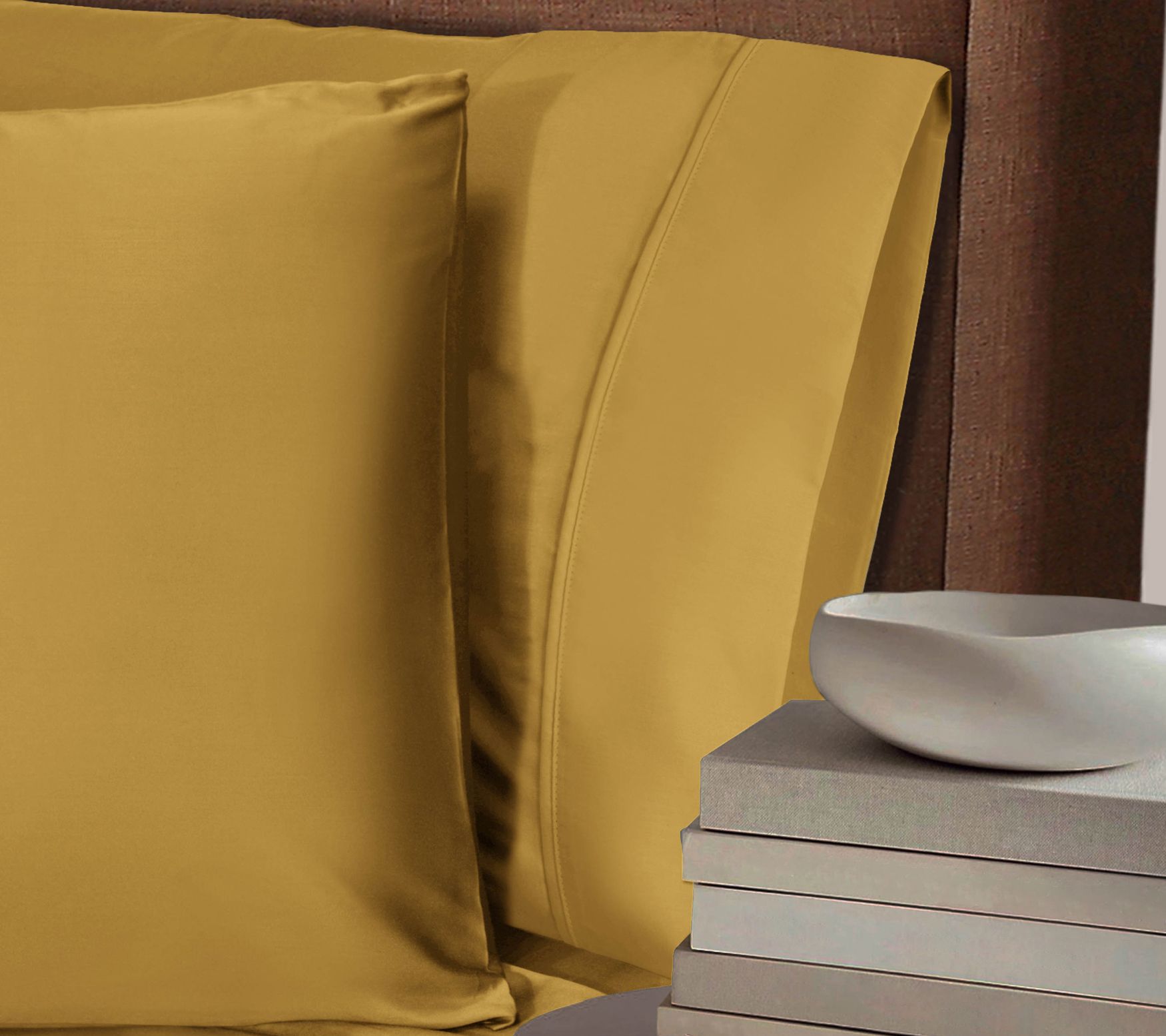 Superior Solid Rayon from Bamboo 300-TC Pillowc ase, Standard