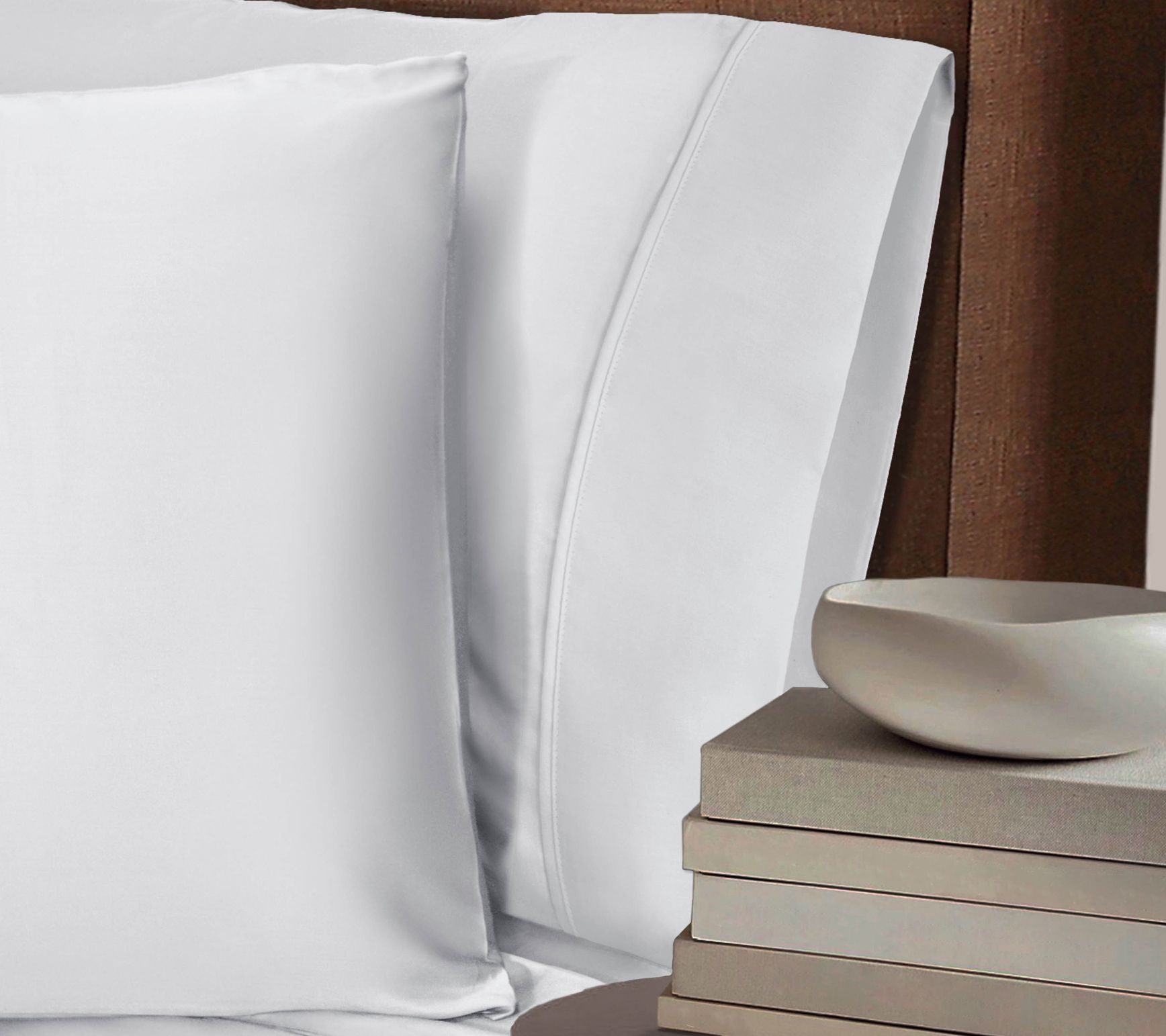 Superior Solid Rayon from Bamboo 300-TC Pillowc ase, Standard