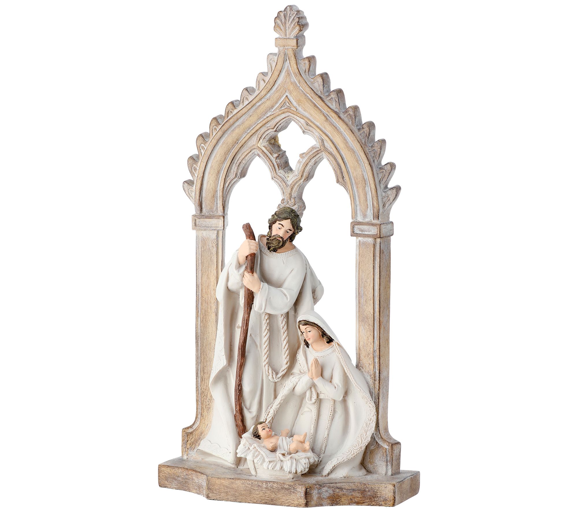 Valerie Parr Hill 9" Holy Family W/Arch