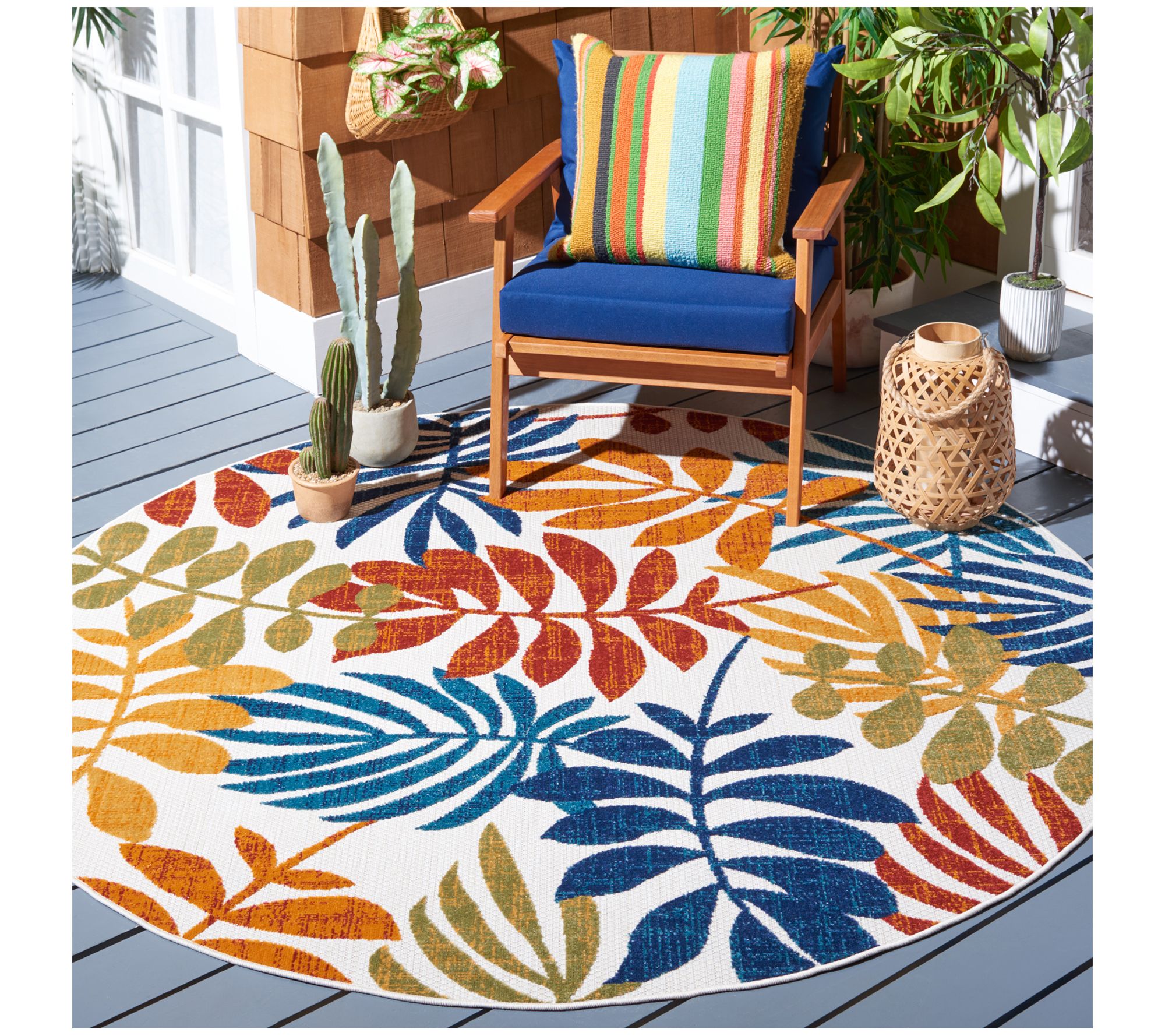 Safavieh Cabana 814 Series 5'3" x 5'3" Round