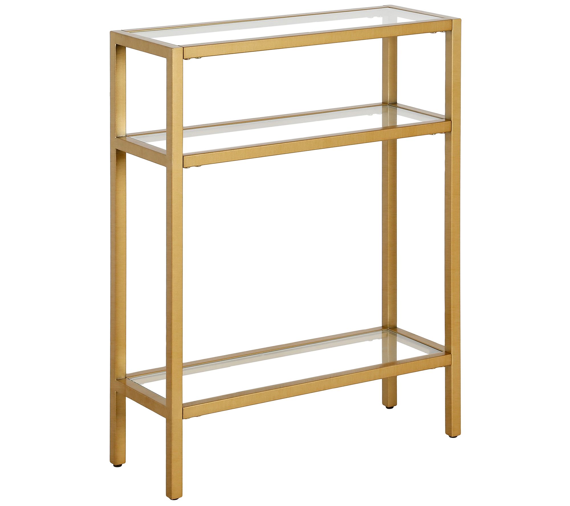 Hudson & Canal Sivil 22" Wide Console Table- Brass