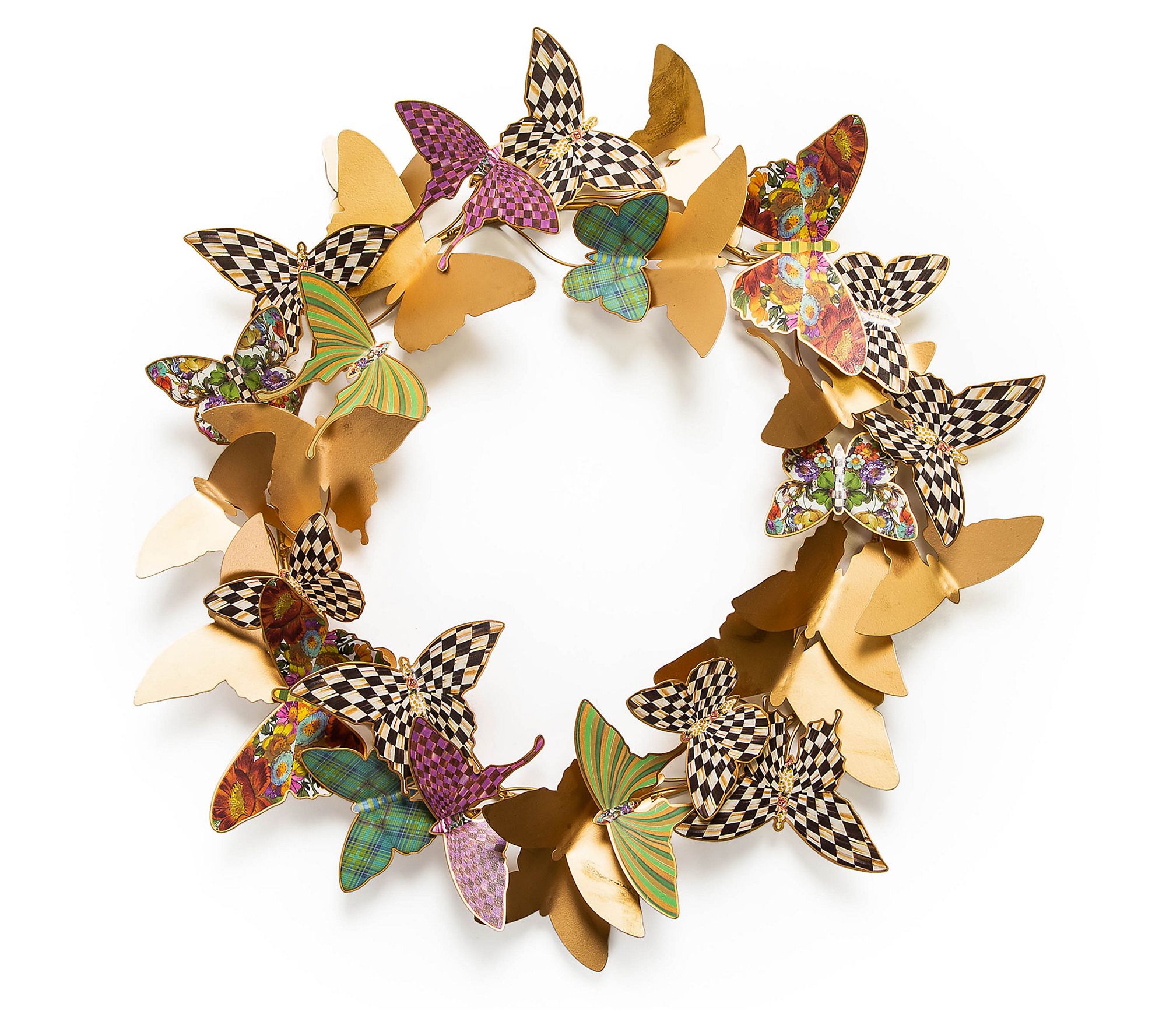 MacKenzie-Childs Butterfly Wreath