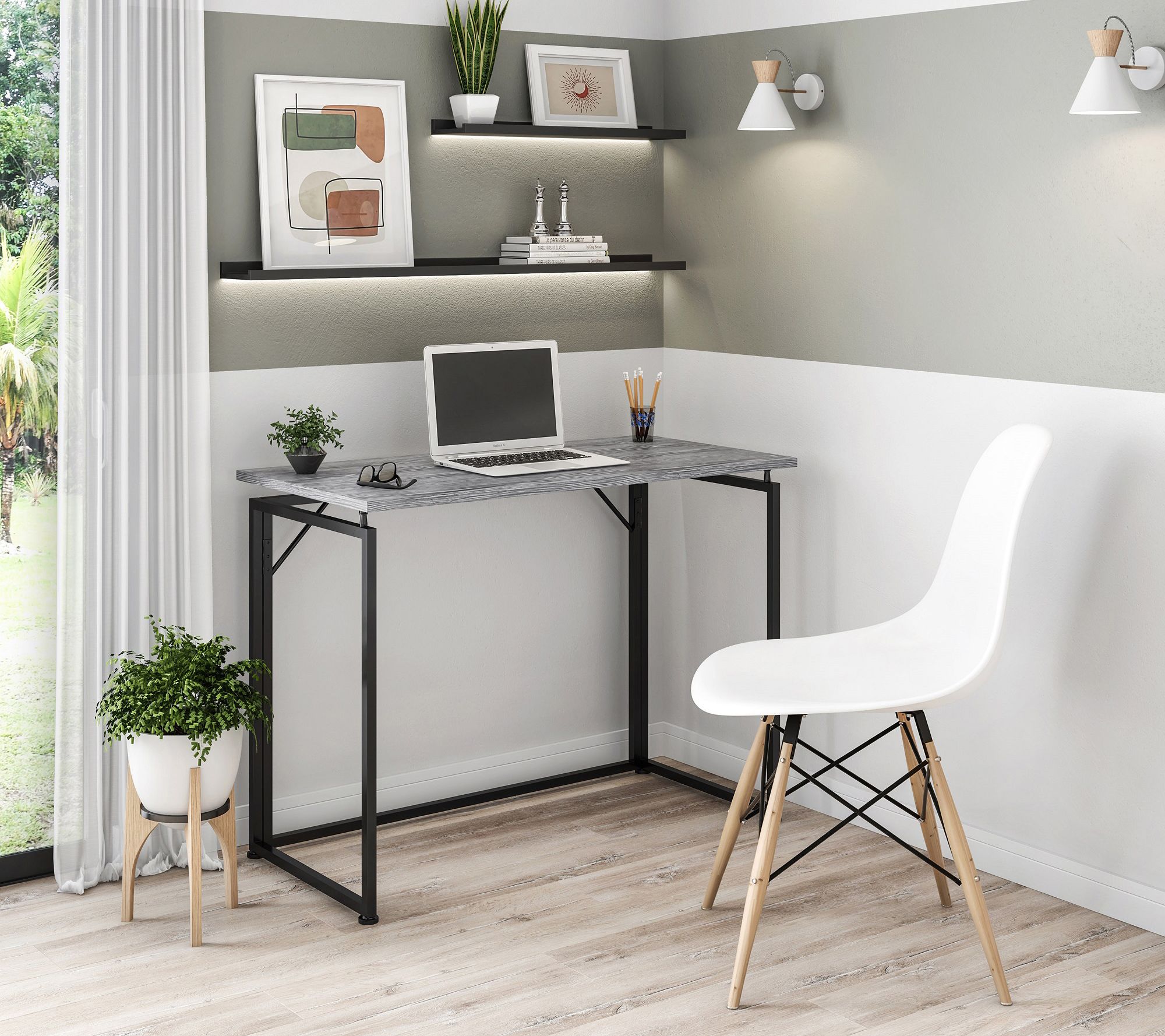 Techni Mobili  Portable Space Saving folding Desk