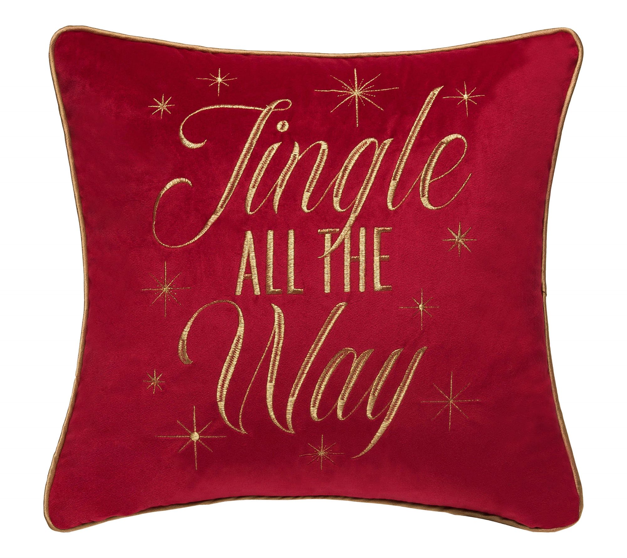 Jingle All The Way Pillow by Valerie