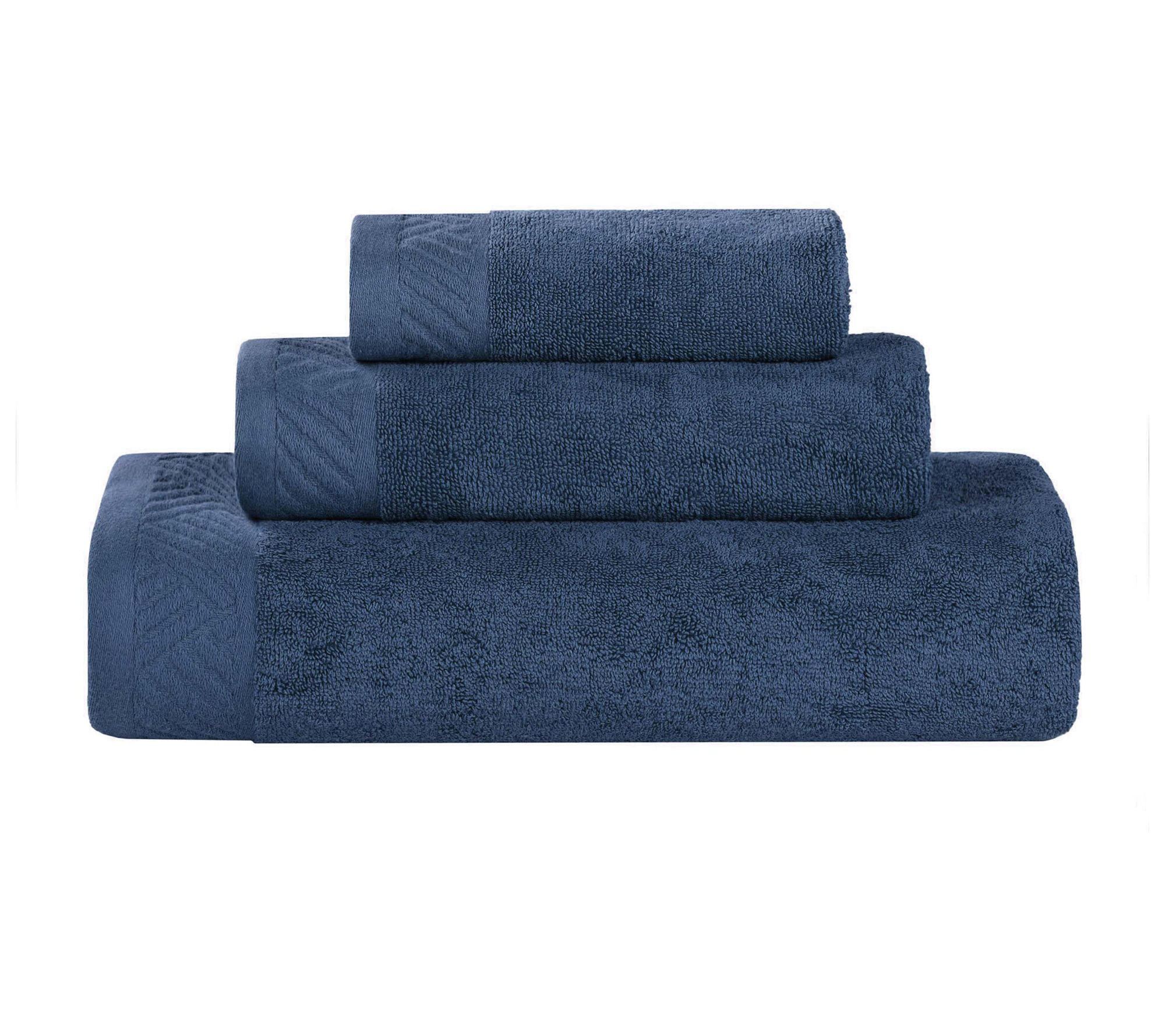 Superior Egyptian Cotton Solid 3-Piece Towel Set