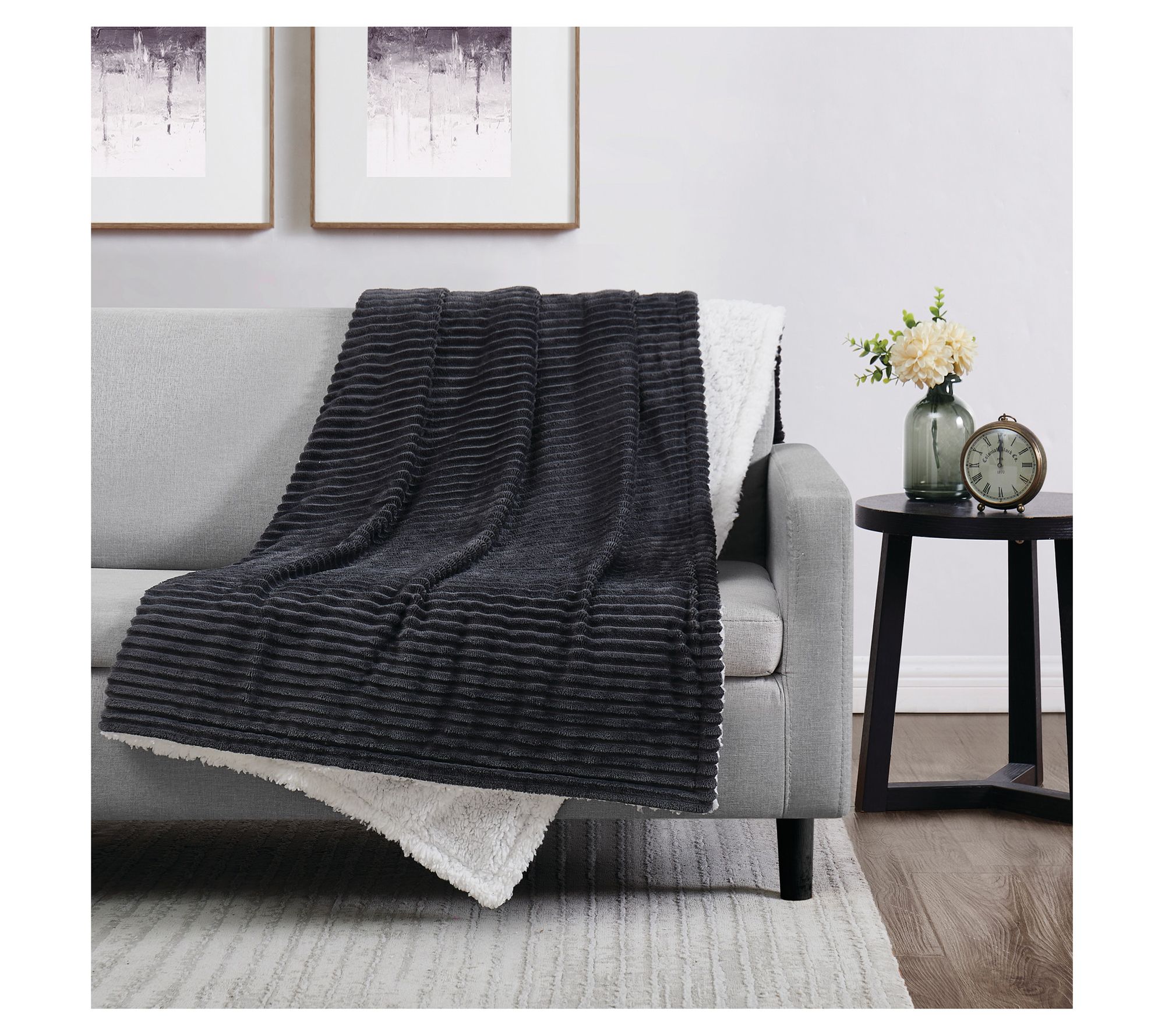 London fog oversized throw sale