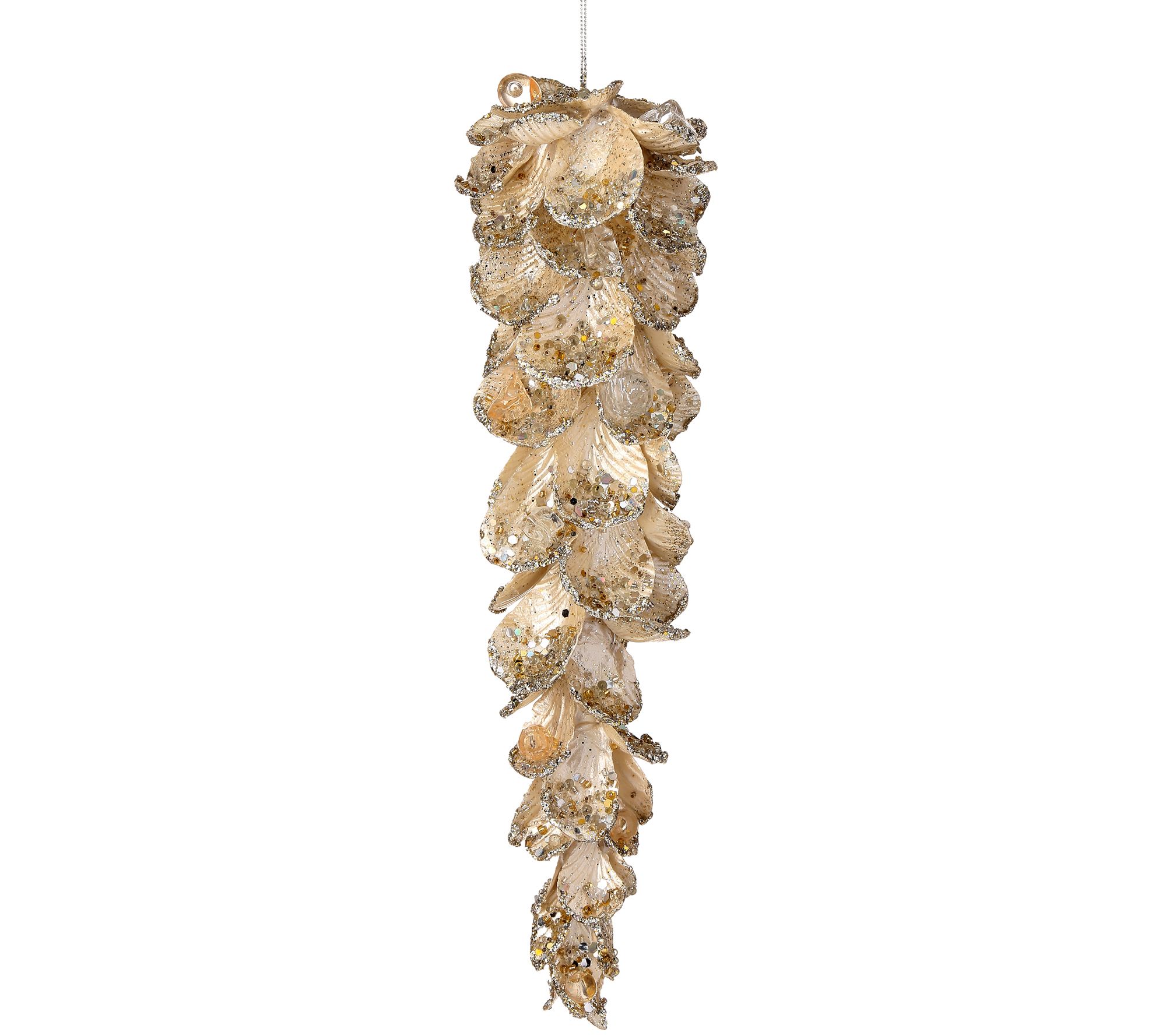 11" Jewel Petal Icicle Ornament By Valerie