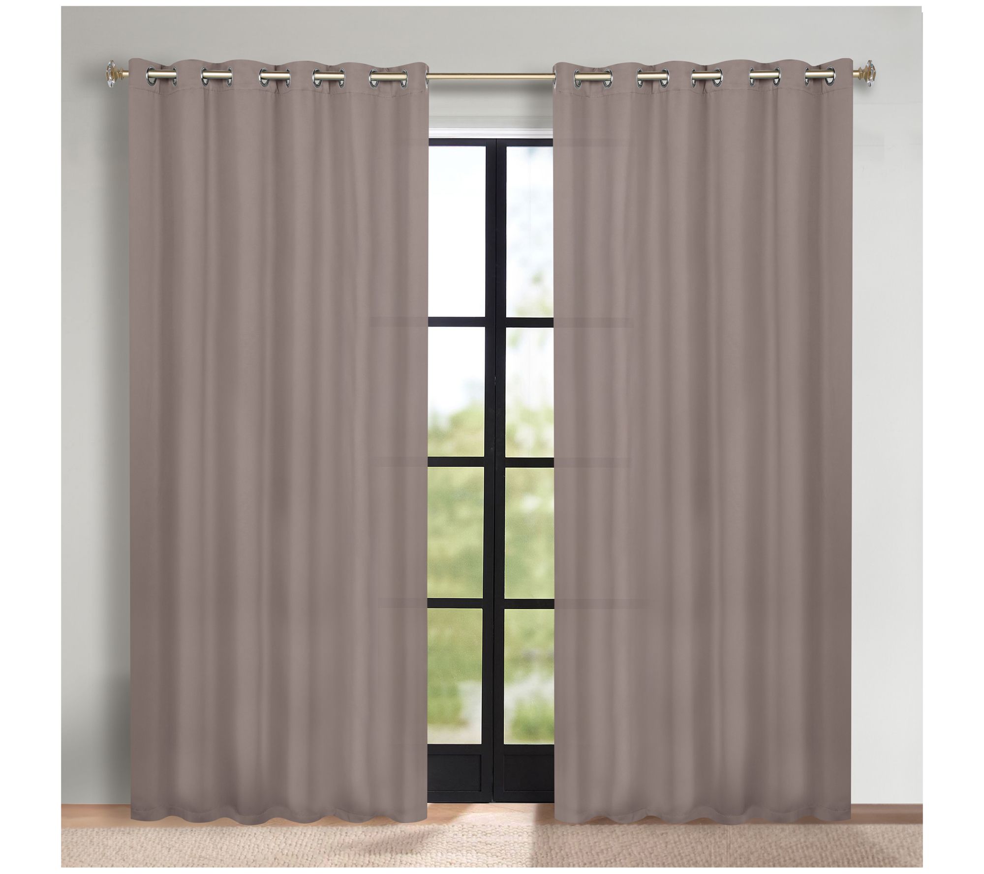 Superior Solid Room Darkening Curtains Set 70x84