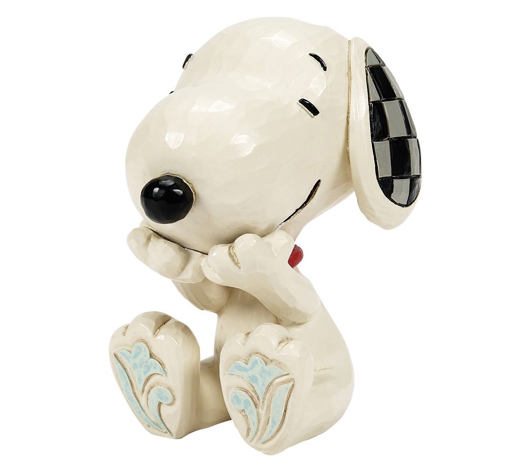 Peanuts by Jim Shore Snoopy Laughing Mini Figurine 3"H