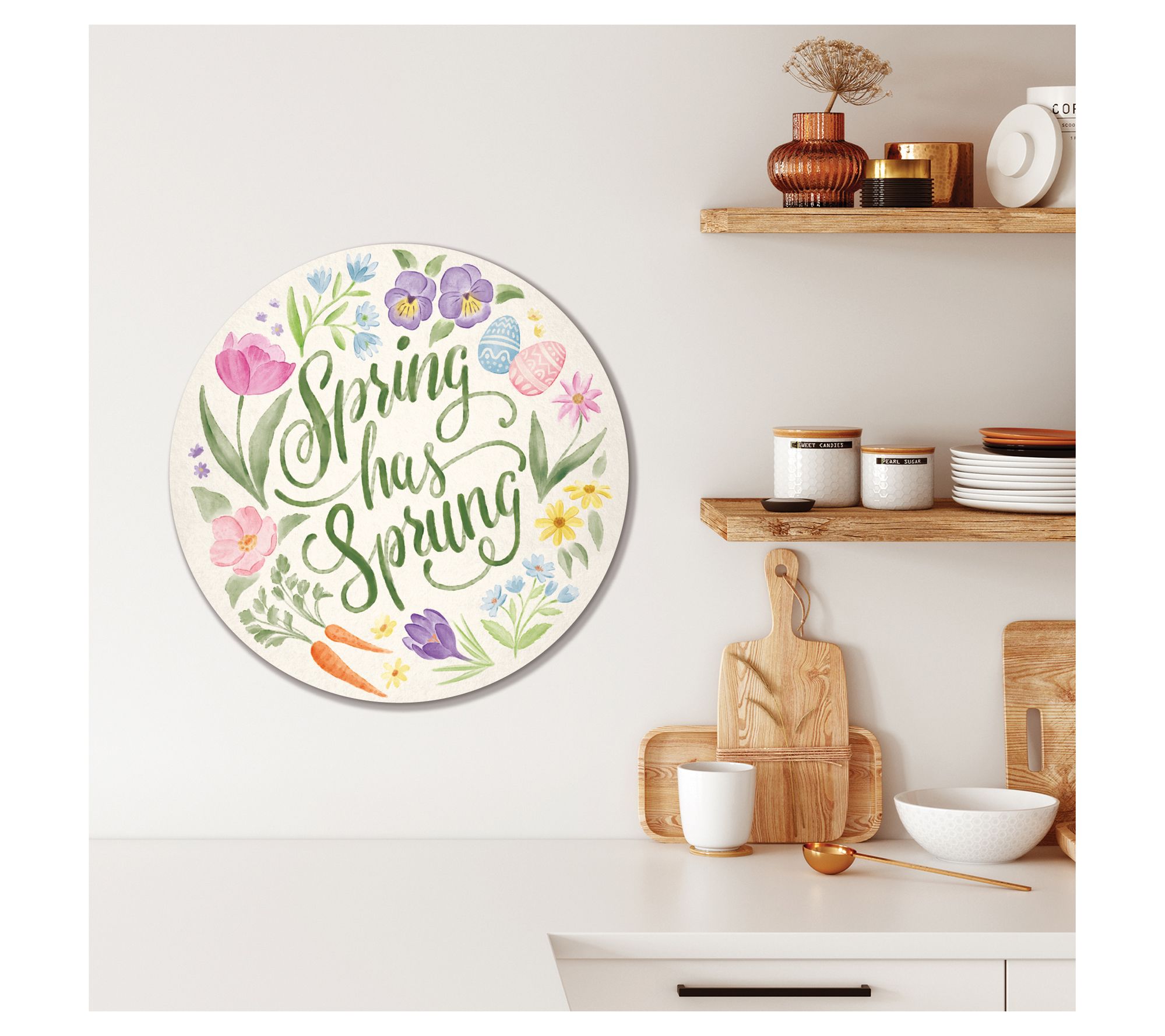 Courtside Market Spring Spirit IV 12x12 Circular Artboard