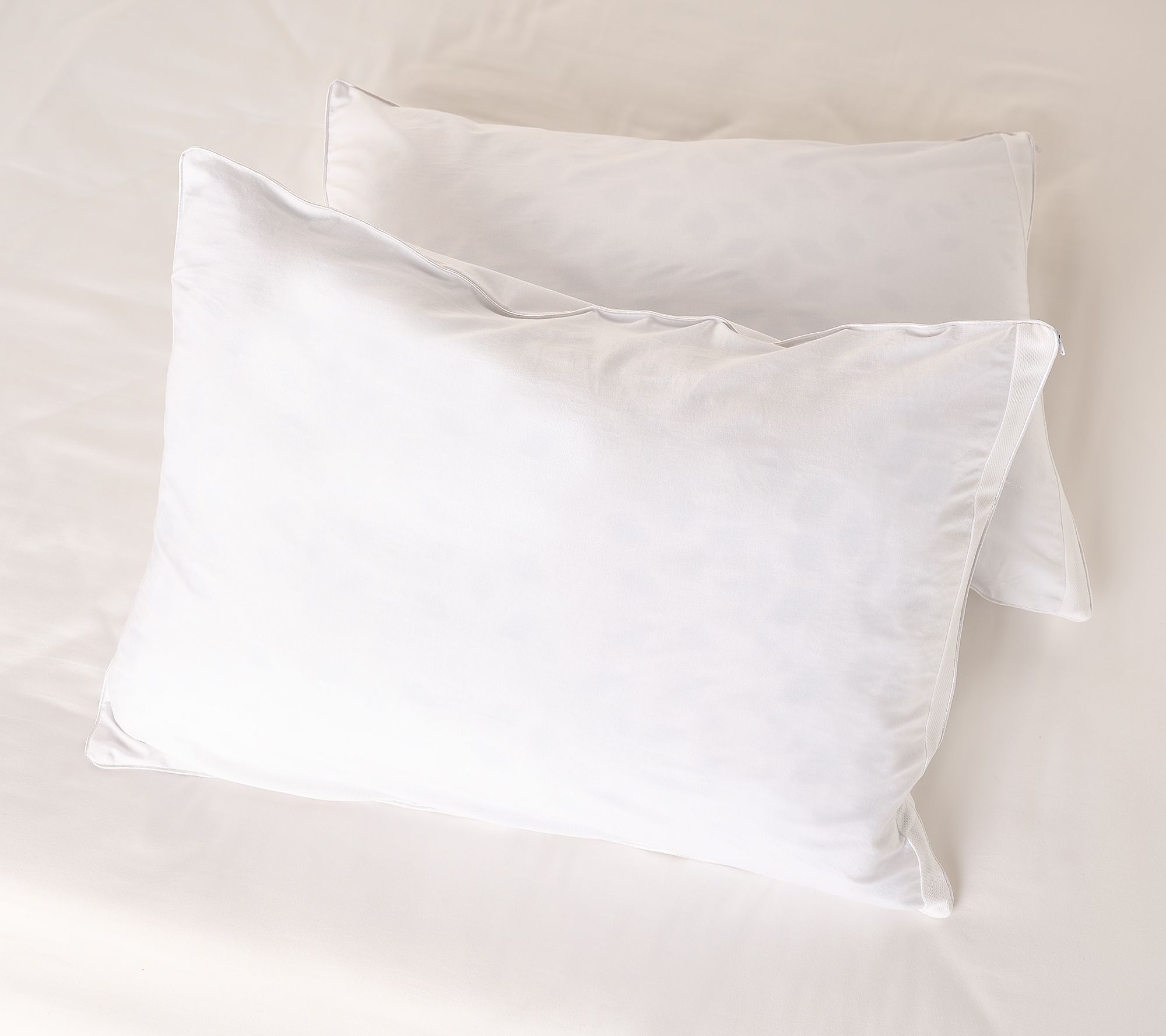 "As Is" Northern Nights Set of 2 Tencel Spandex Pillow Protectors