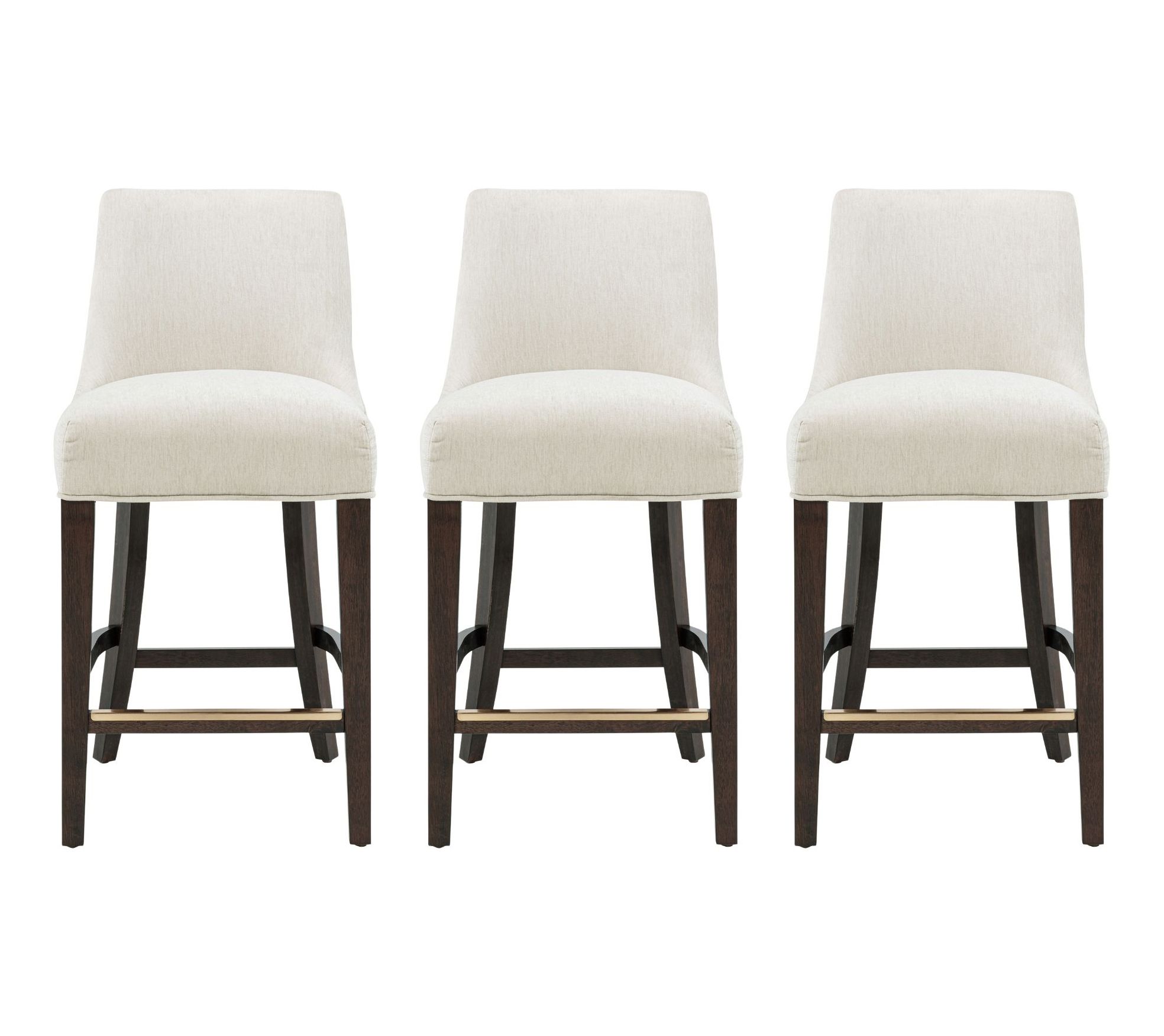 Manhattan Comfort Beever Counter Stool - Set of3