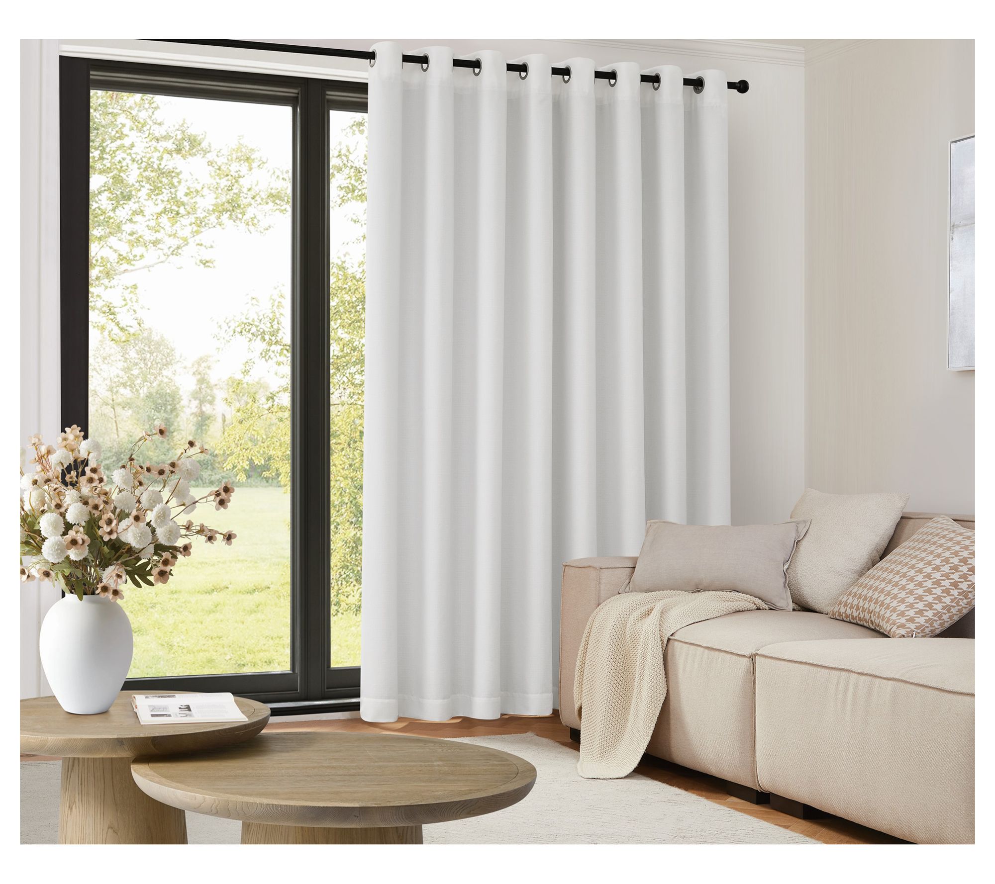 Thermal Barrier Snap In Liner 100x84 Grommet Patio Door Panel