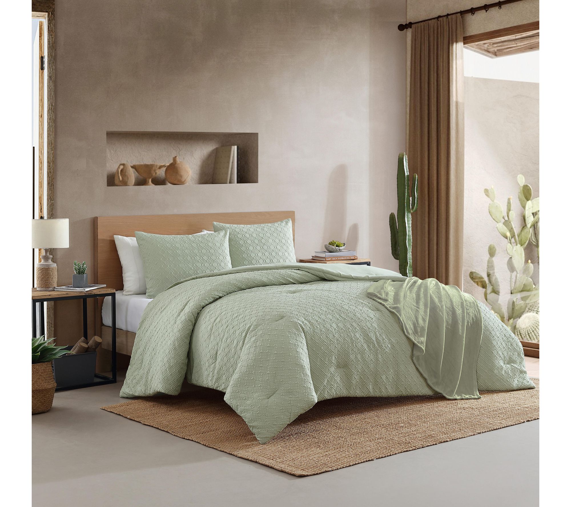 Wrangler Sedona Geometric Green Twin ComforterSet