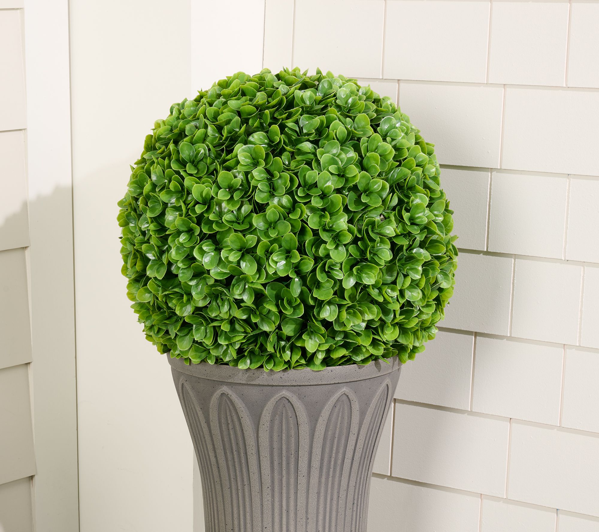 "As Is" Wicker Park 20" Indoor /Outdoor Oversized Jade Sphere