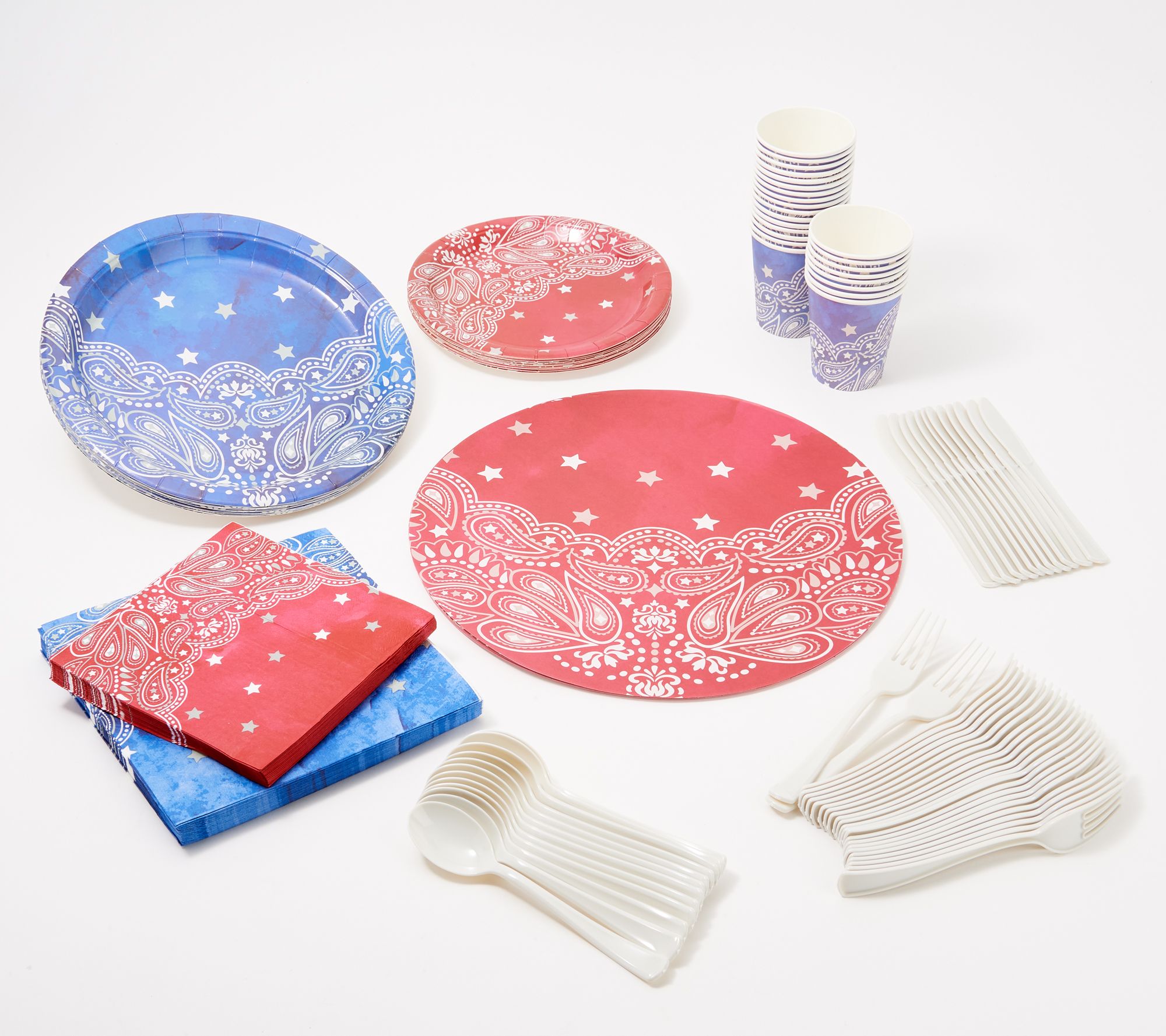 Designing Dining 168-Pc Disposable Celebration Dinnerware Set