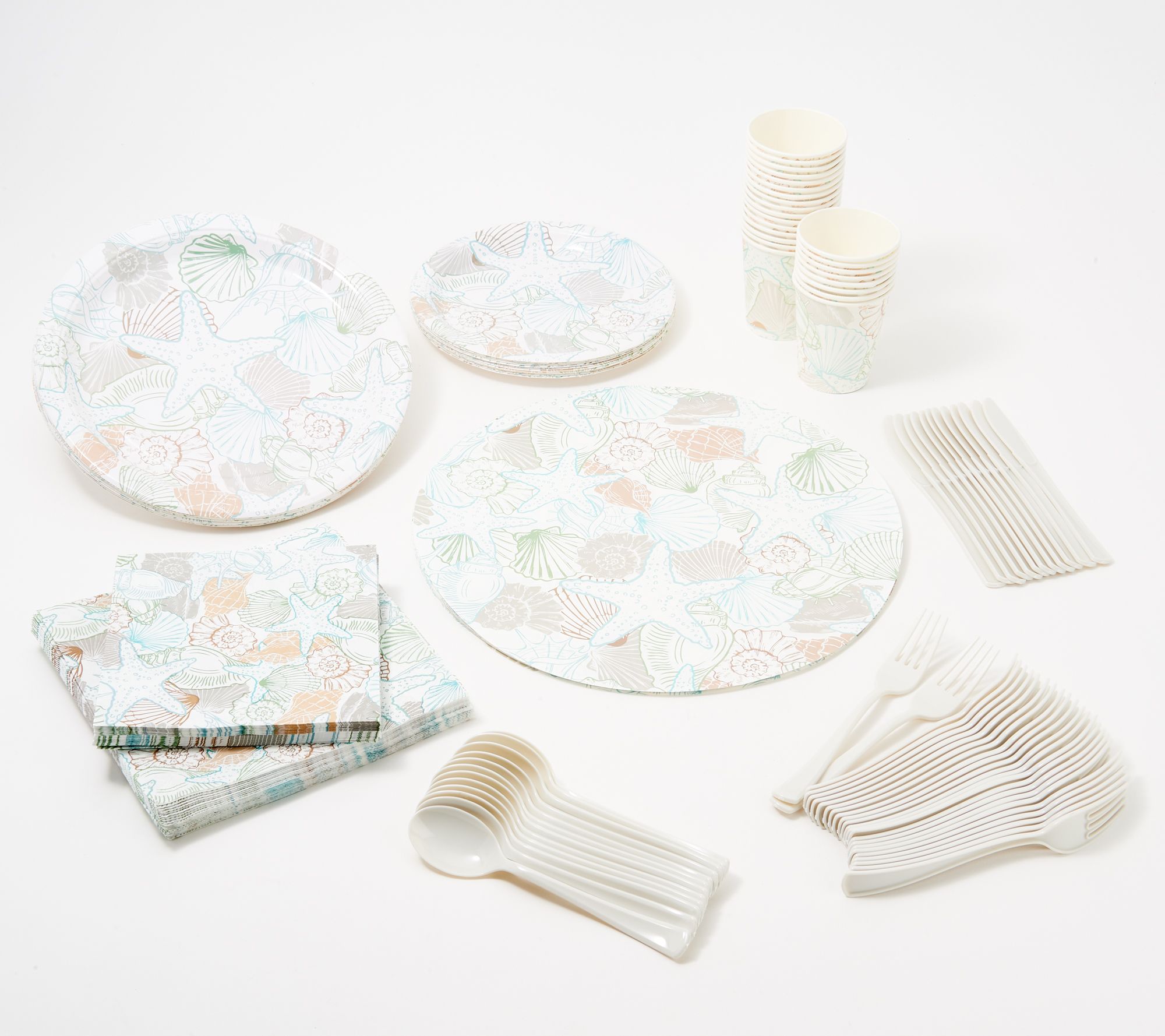 Designing Dining 168-Pc Disposable Celebration Dinnerware Set