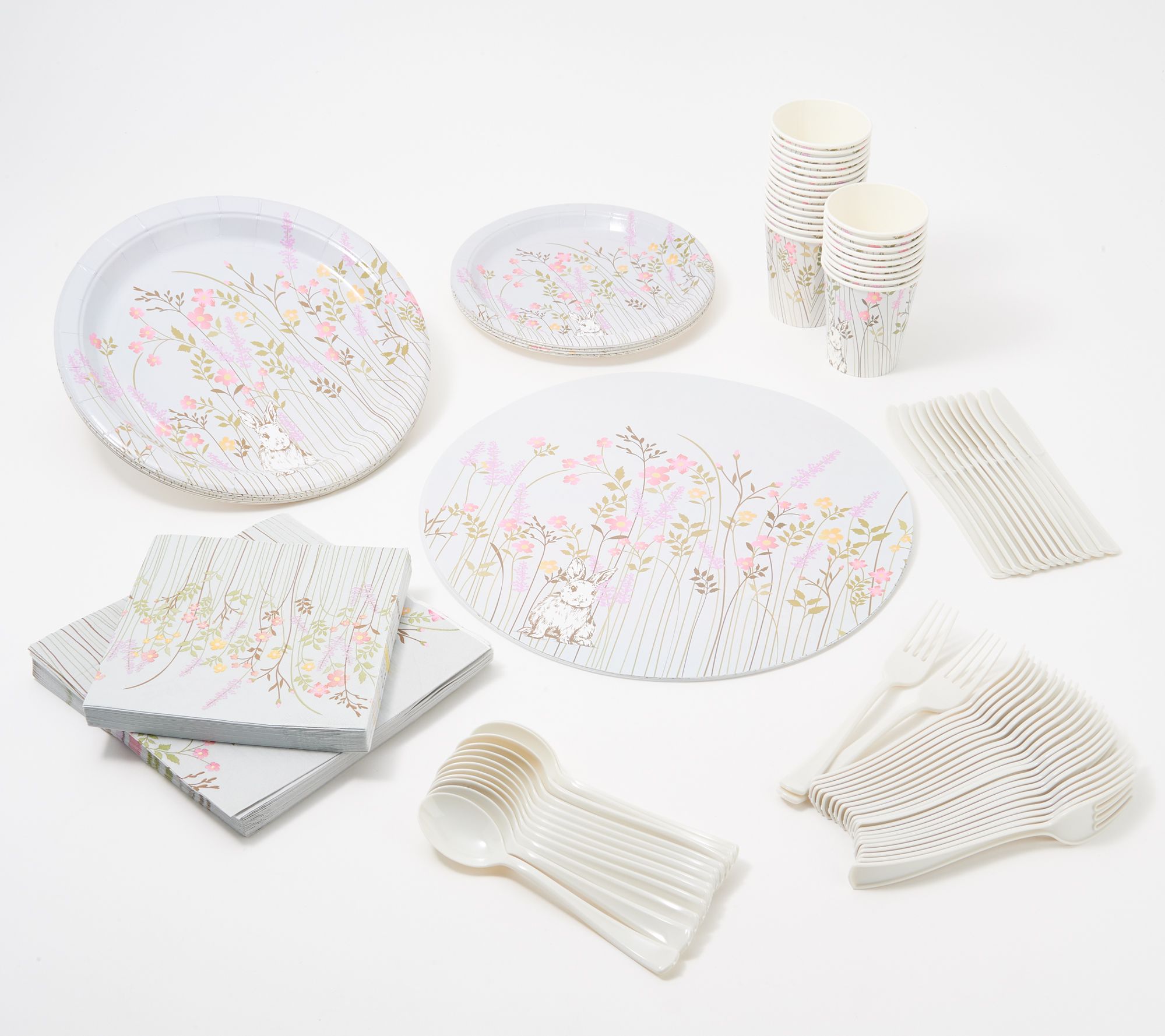 Designing Dining 168-Pc Disposable Celebration Dinnerware Set