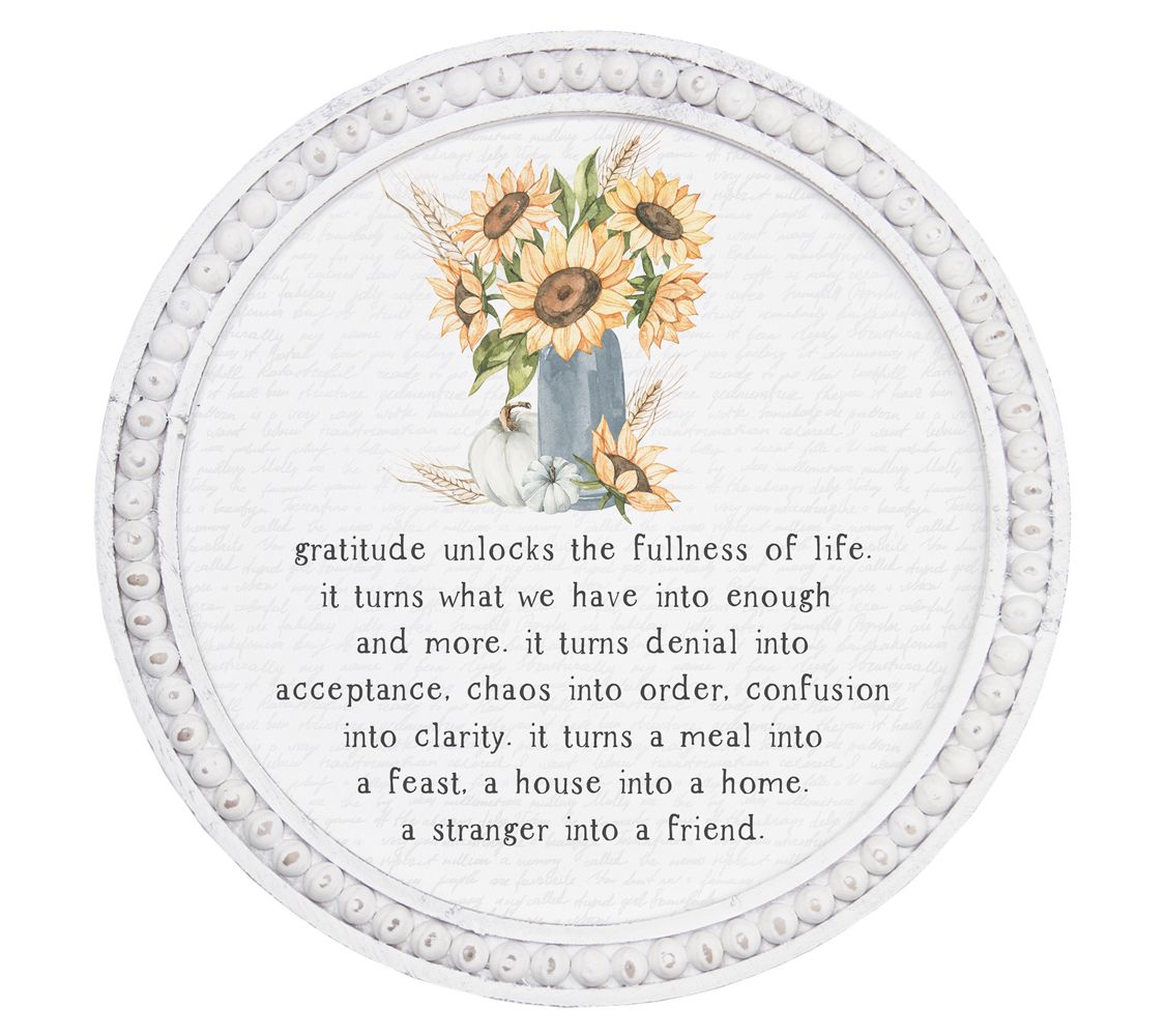 Gratitude Unlocks. Beaded Art By Sincere Surroundings