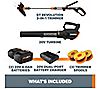 WORX POWER SHARE 20V 12 in String Trimmer and B lower 4Ah, 6 of 6