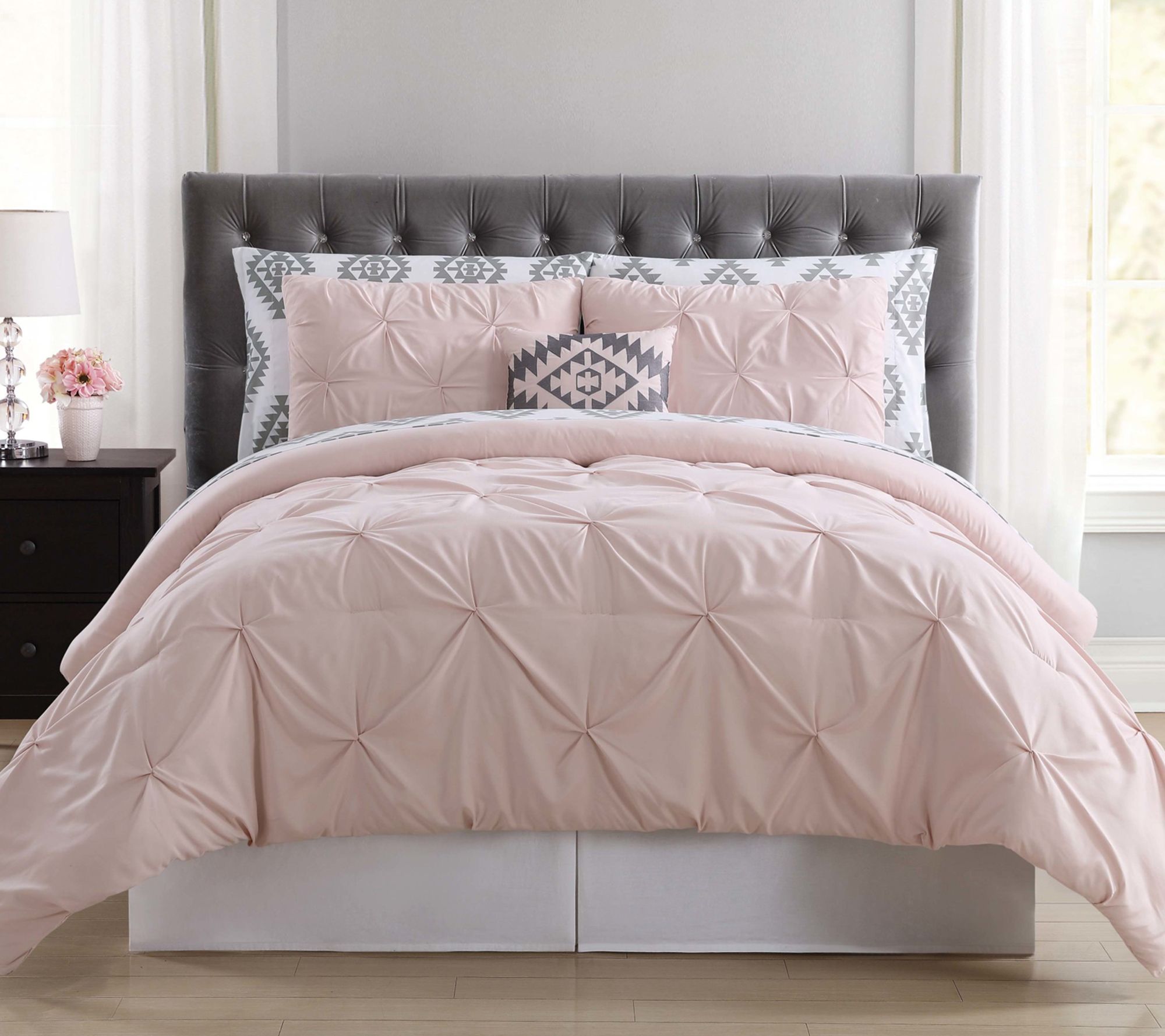 Truly Soft Pueblo Pleated Queen Bed in a Bag