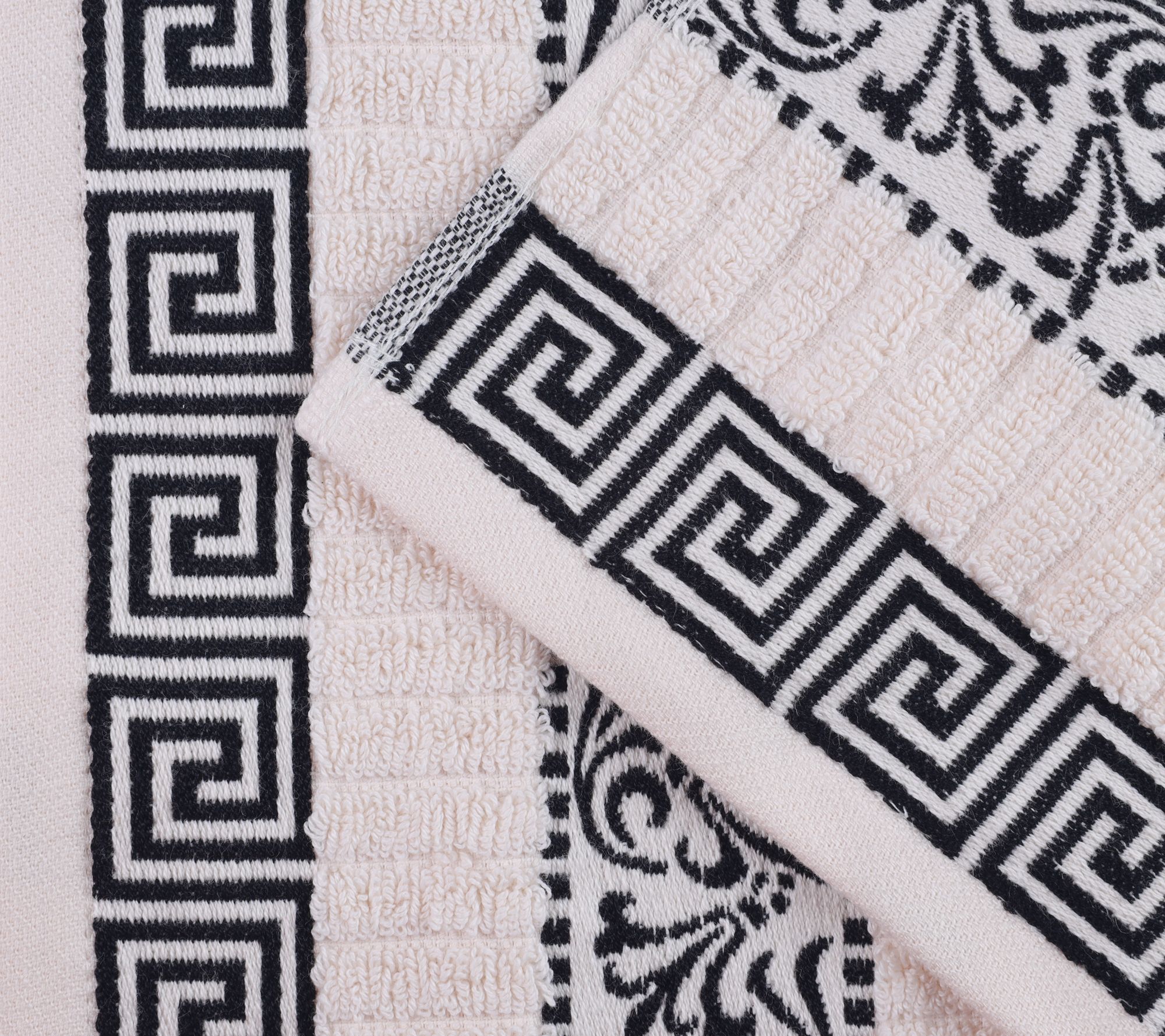 Superior Cotton 4-Piece Athens Embroidered BathTowel Set