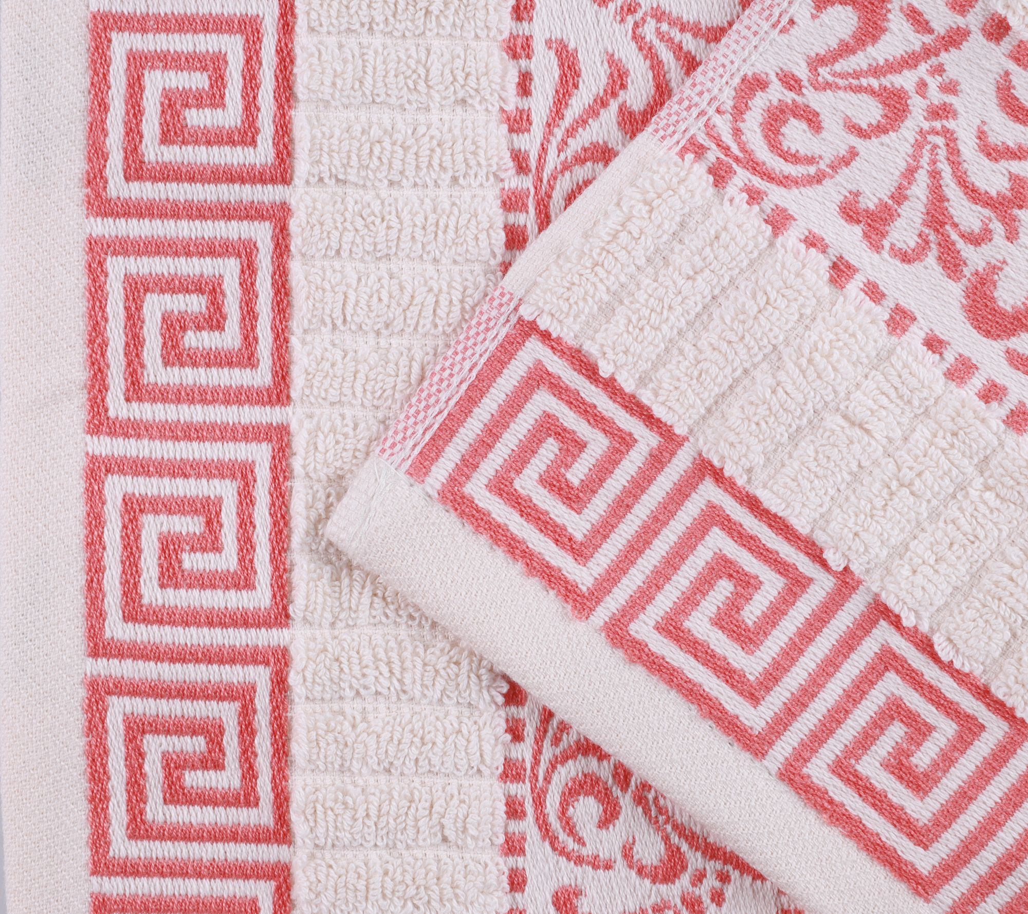 Superior Cotton 4-Piece Athens Embroidered BathTowel Set