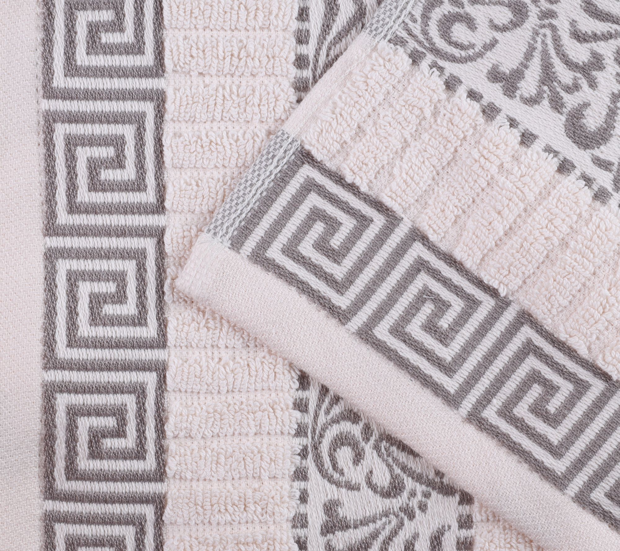 Superior Cotton 4-Piece Athens Embroidered BathTowel Set