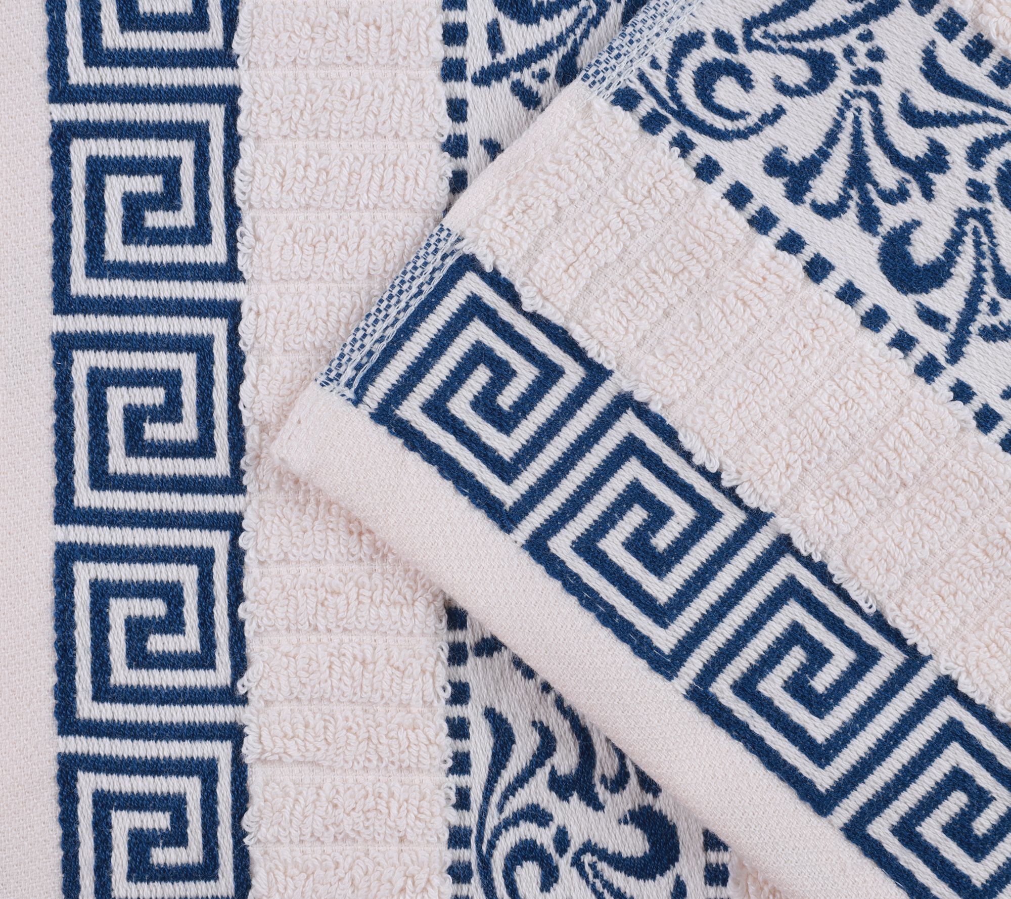 Superior Cotton 4-Piece Athens Embroidered BathTowel Set