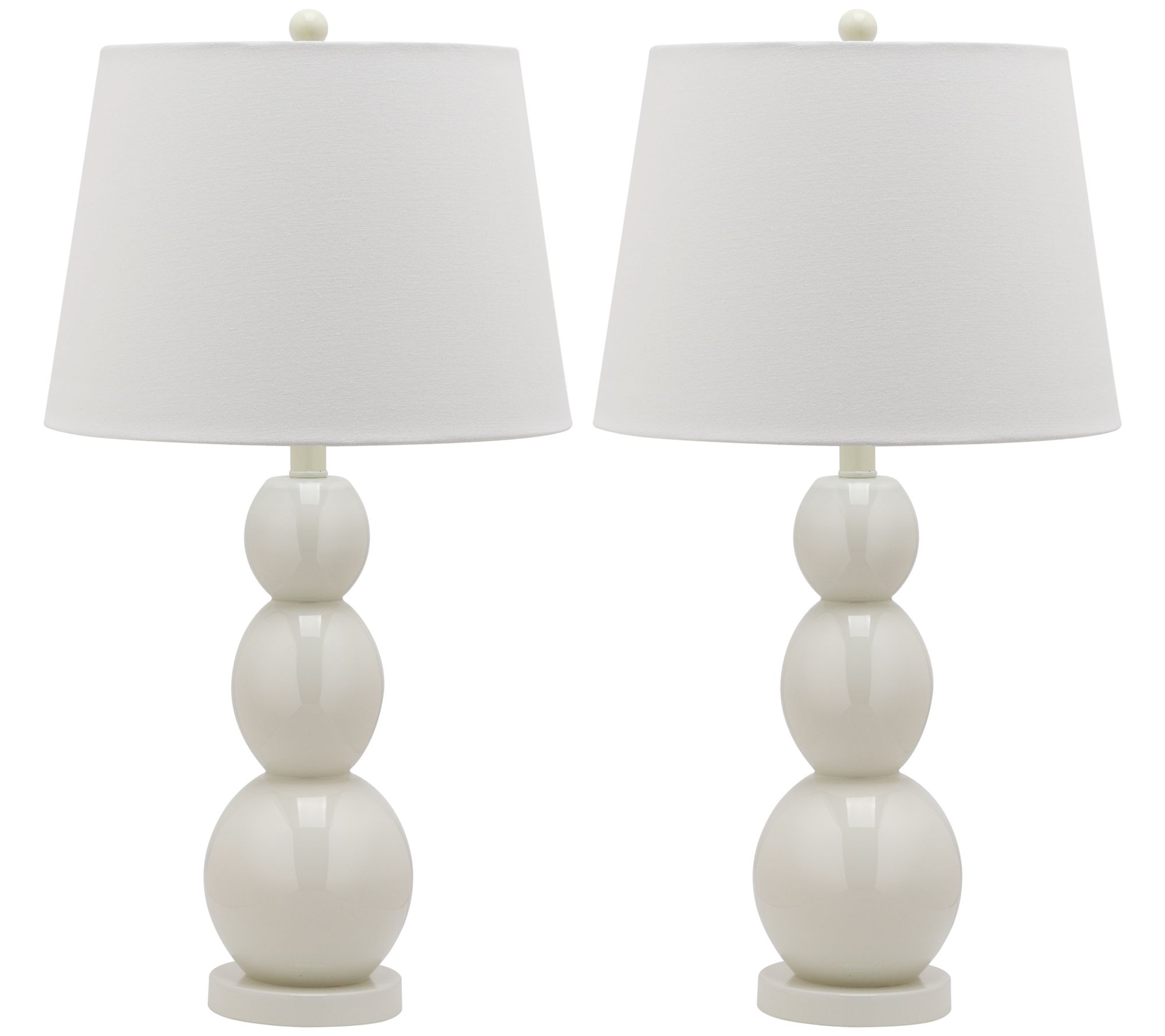 Safavieh Set of 2 Jayne Three-Sphere Table Lamps
