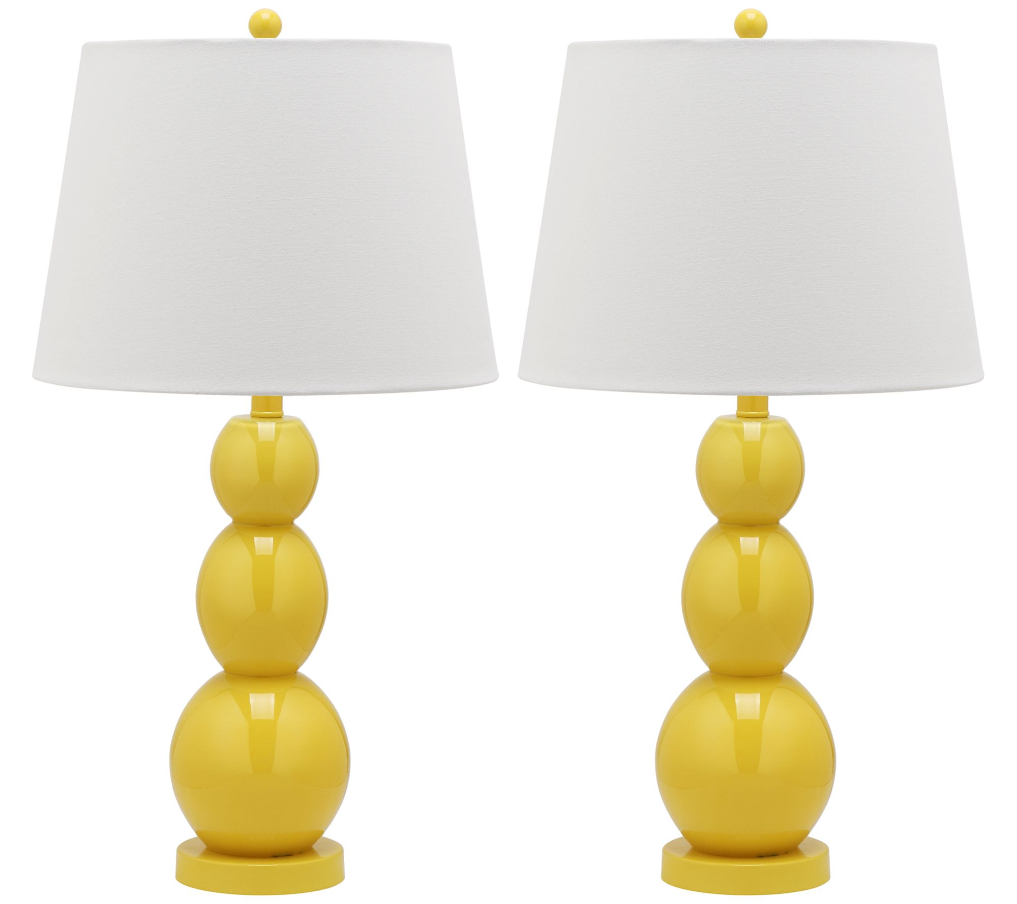 Safavieh Set of 2 Jayne Three-Sphere Table Lamps