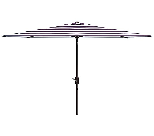 Iris Fashion Line 6.5' x 10' Rectangle Umbrellaby Safavieh