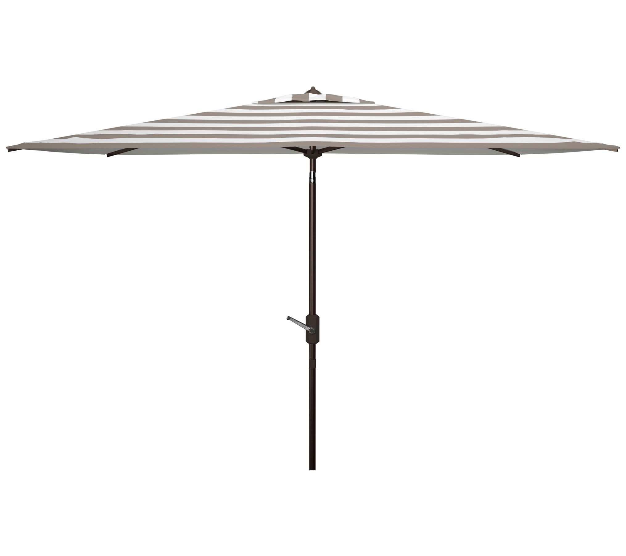 Iris Fashion Line 6.5' x 10' Rectangle Umbrellaby Safavieh