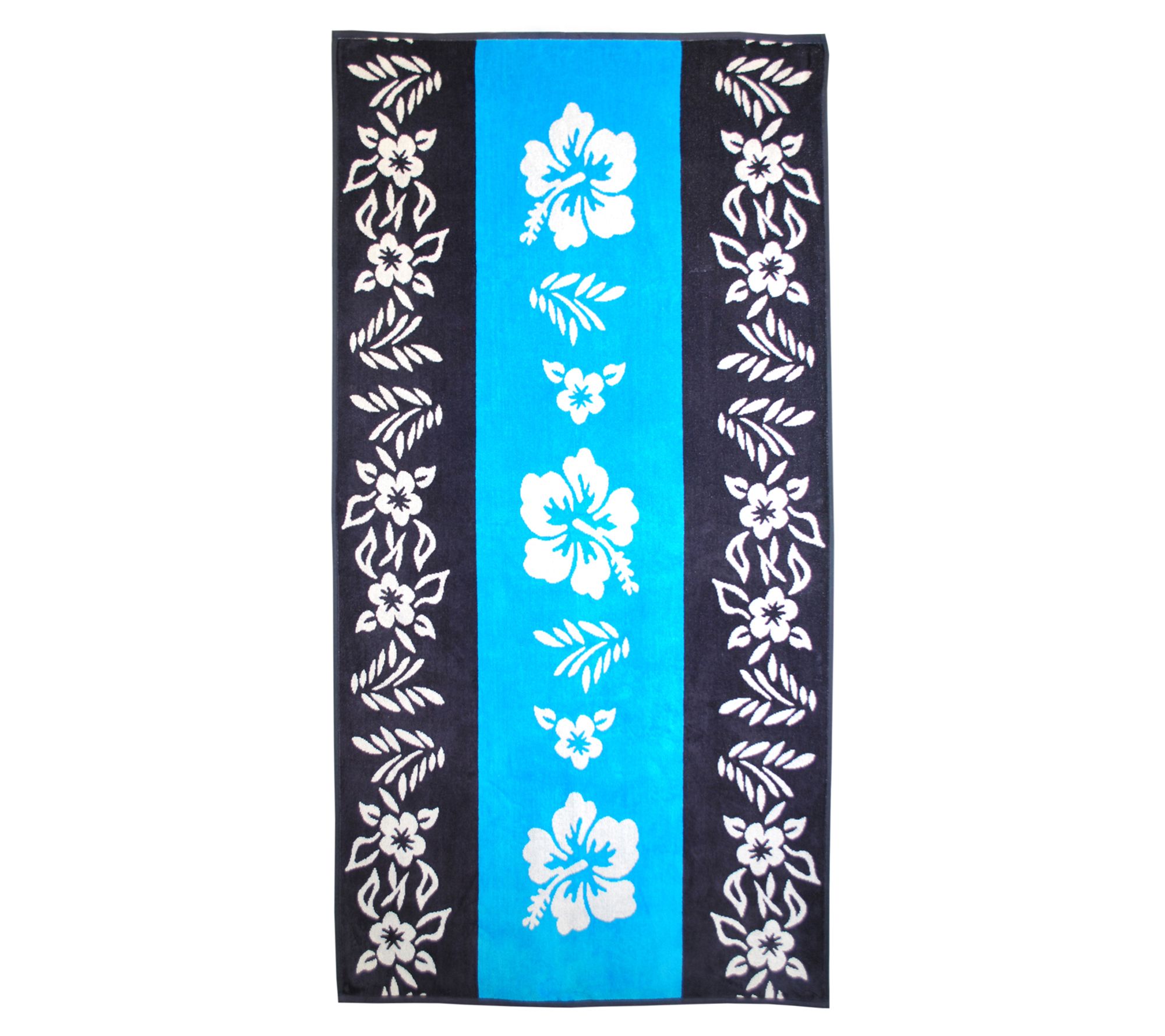 Superior Hibiscus Oversized Fast-Drying CottonBeach Towel