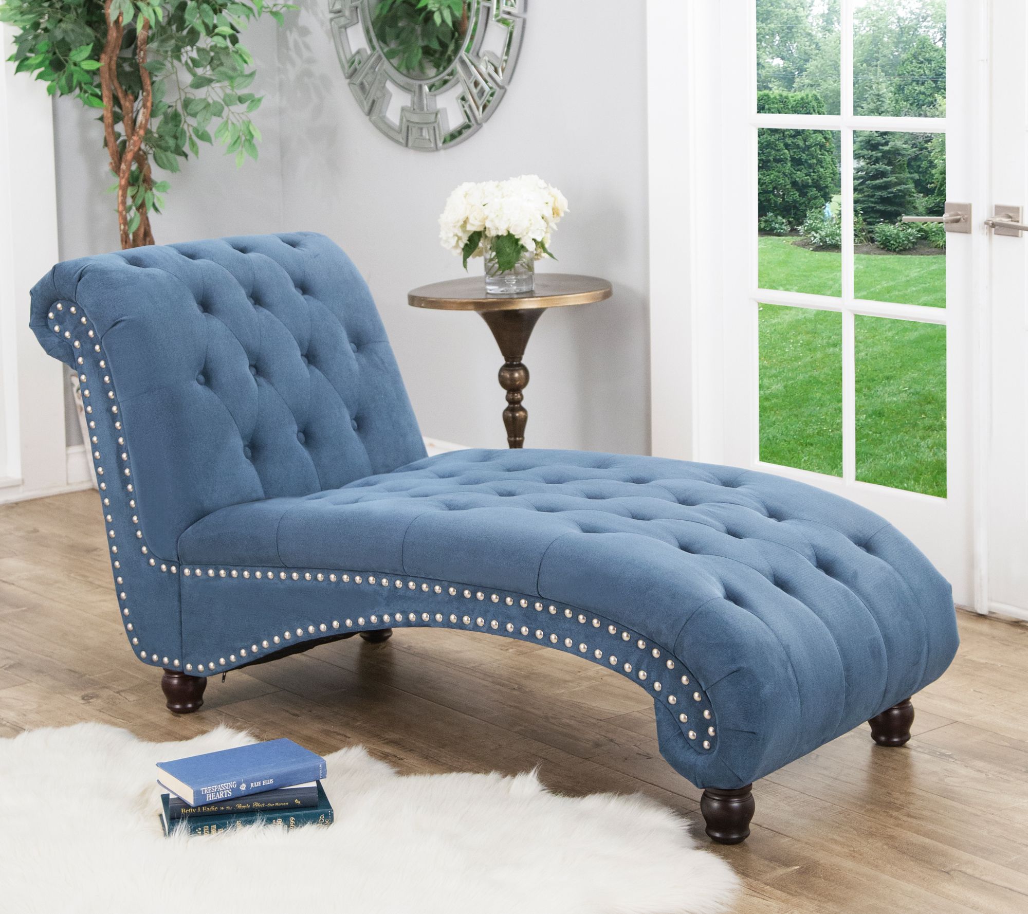 Candace Tufted Oversized Chaise Lounge by Abbyson Living