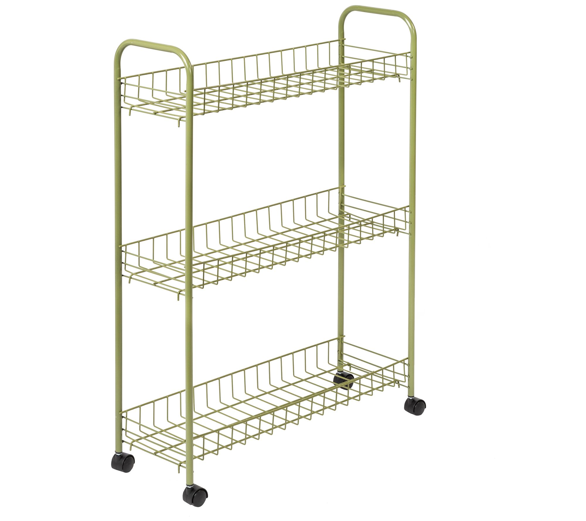 HoneyCanDo 3 Tier Rolling Household Cart