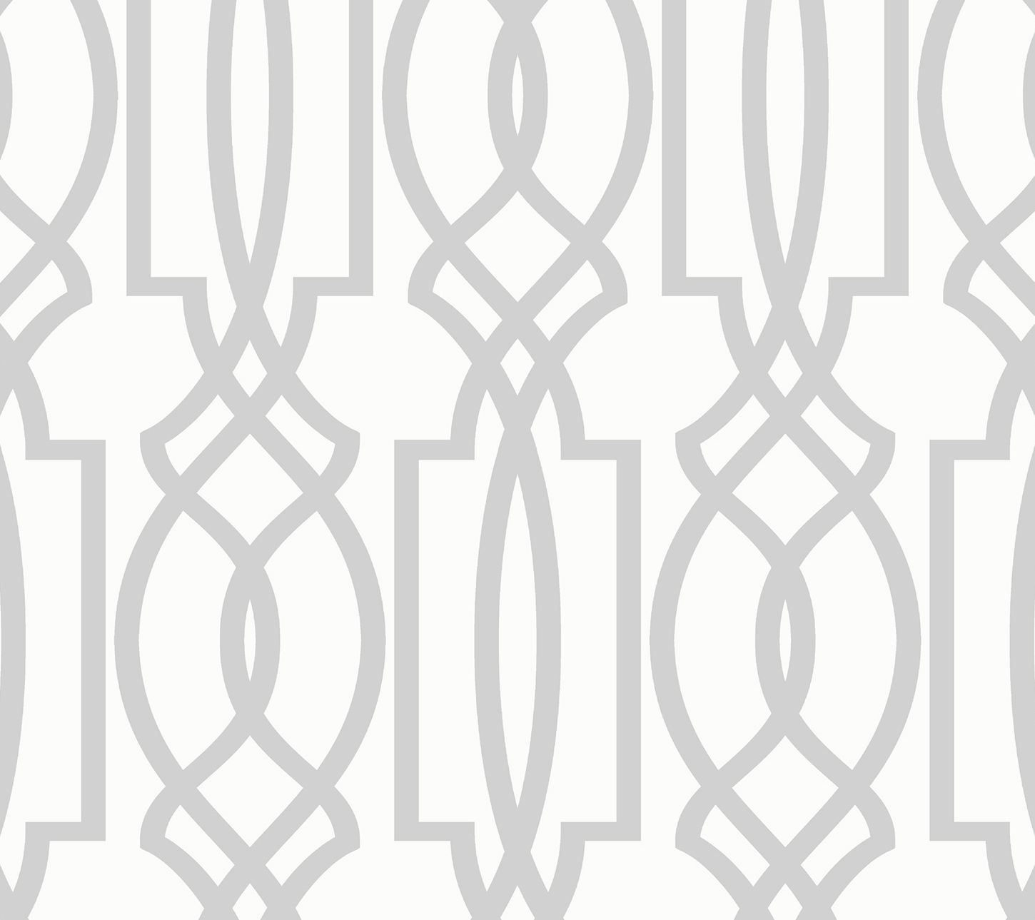 NextWall Navy Deco Lattice Peel and Stick Wallpaper Roll
