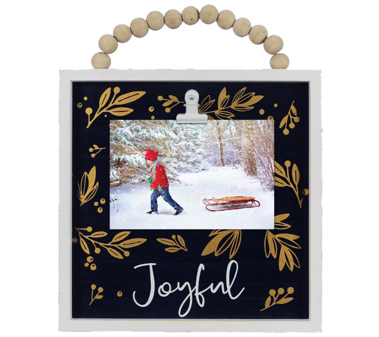 Young's Wood Blue Winter Solstice Picture Clip, Set of 2