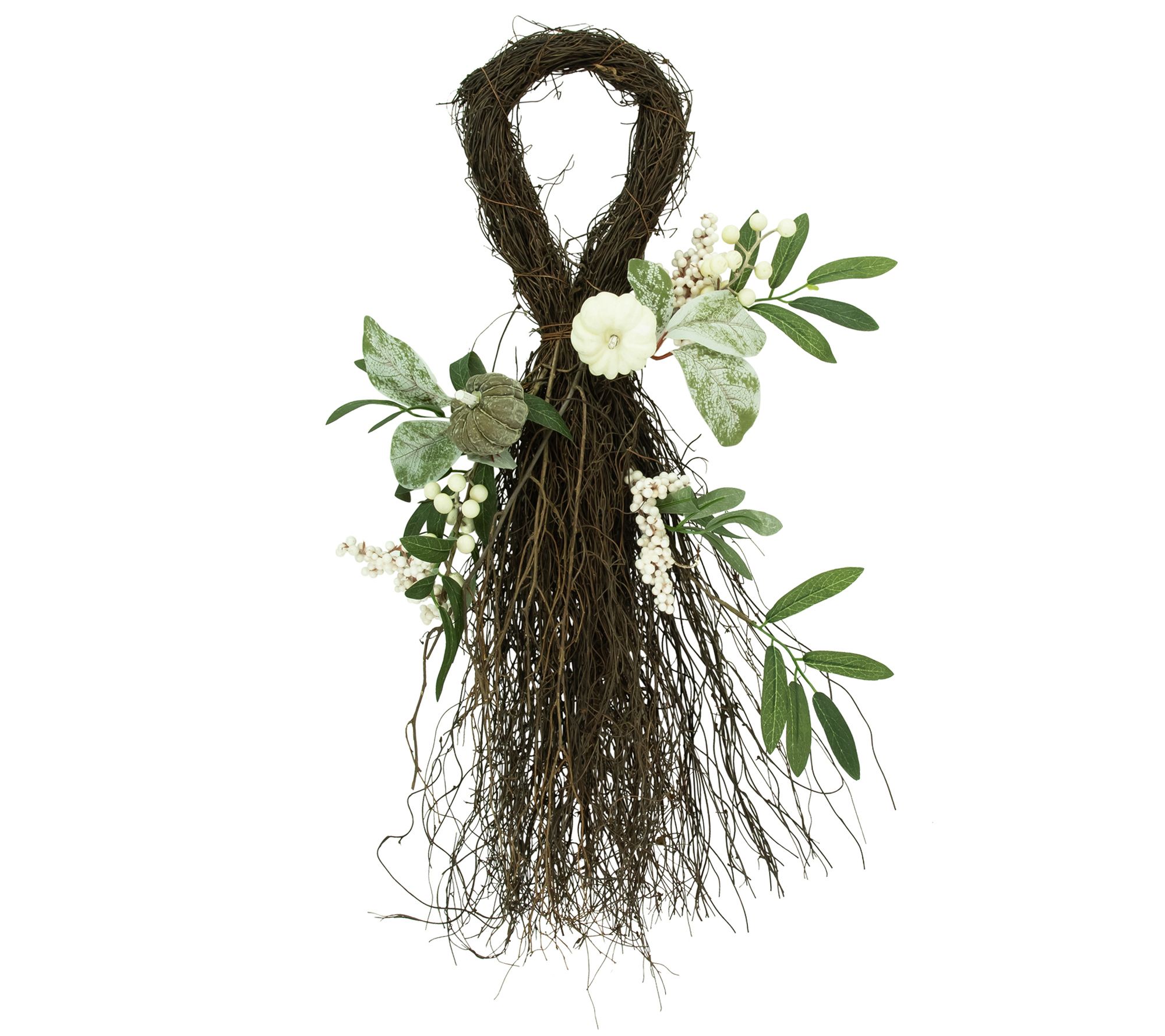 Northlight 24" Pumpkins & Berries Fall Harvestwig Swag