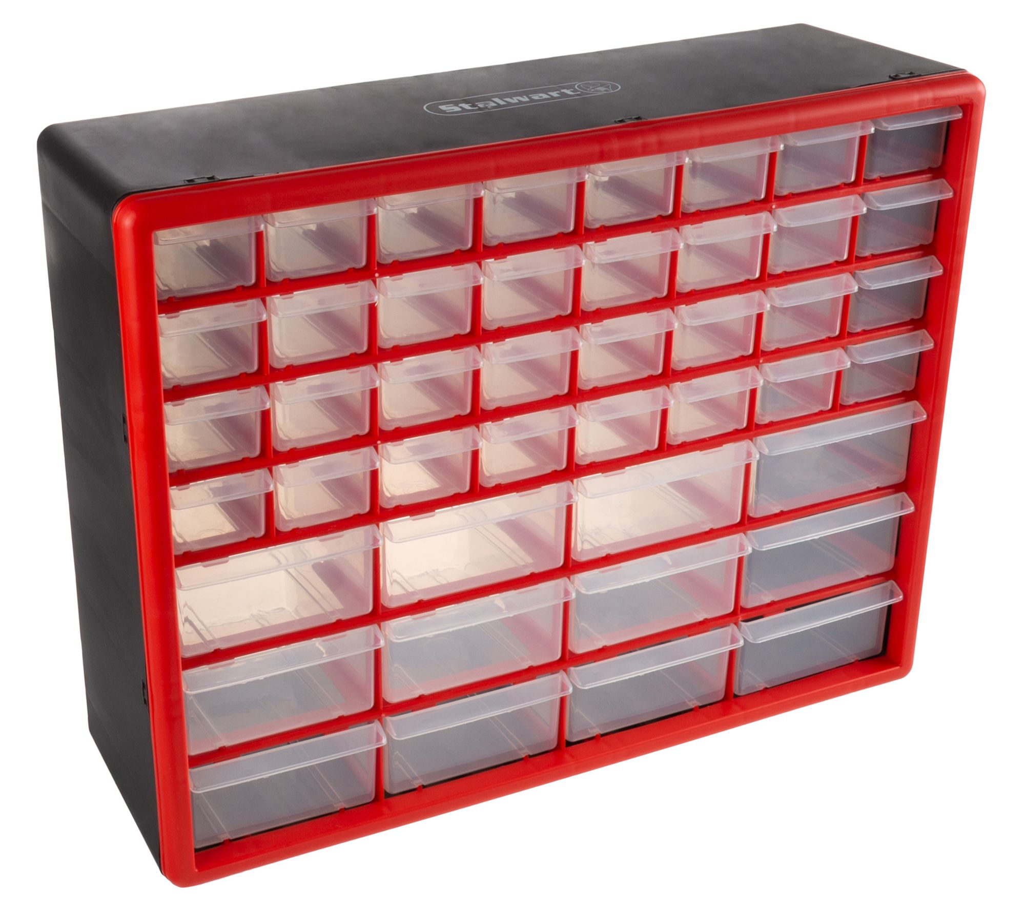 Stalwart 44-Drawer Storage Cabinet-Plastic Organizer