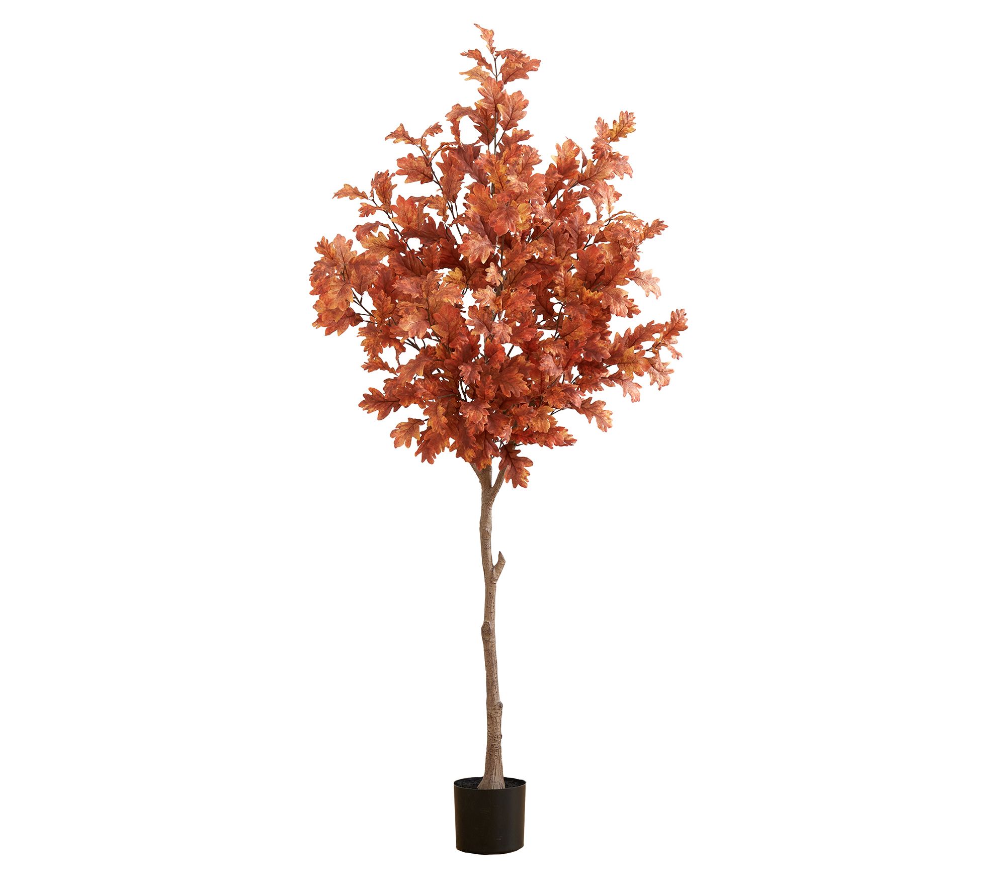 Nearly Natural 6-ft Autumn Oak Artificial Fallee