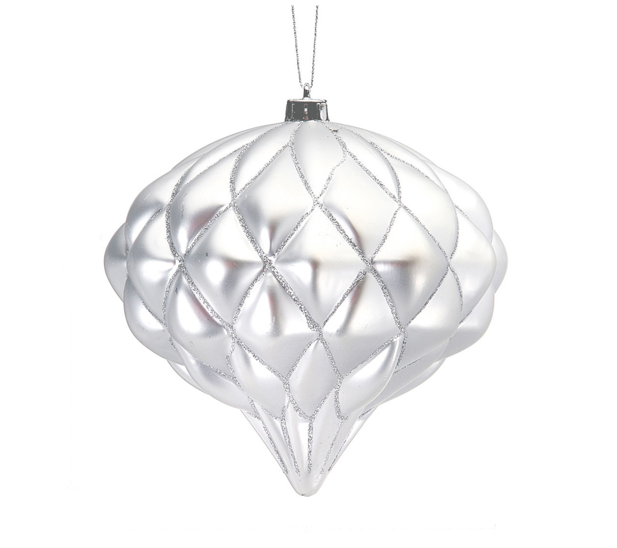 Valerie Parr Hill Shatterproof Matte Diamond Onion 6" Box of 2