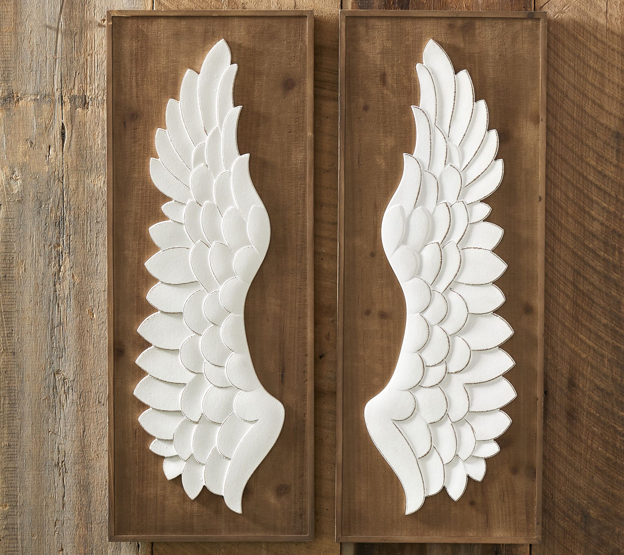 Sister Road by JG 2-Piece 25" Angel Wings Wall Decor