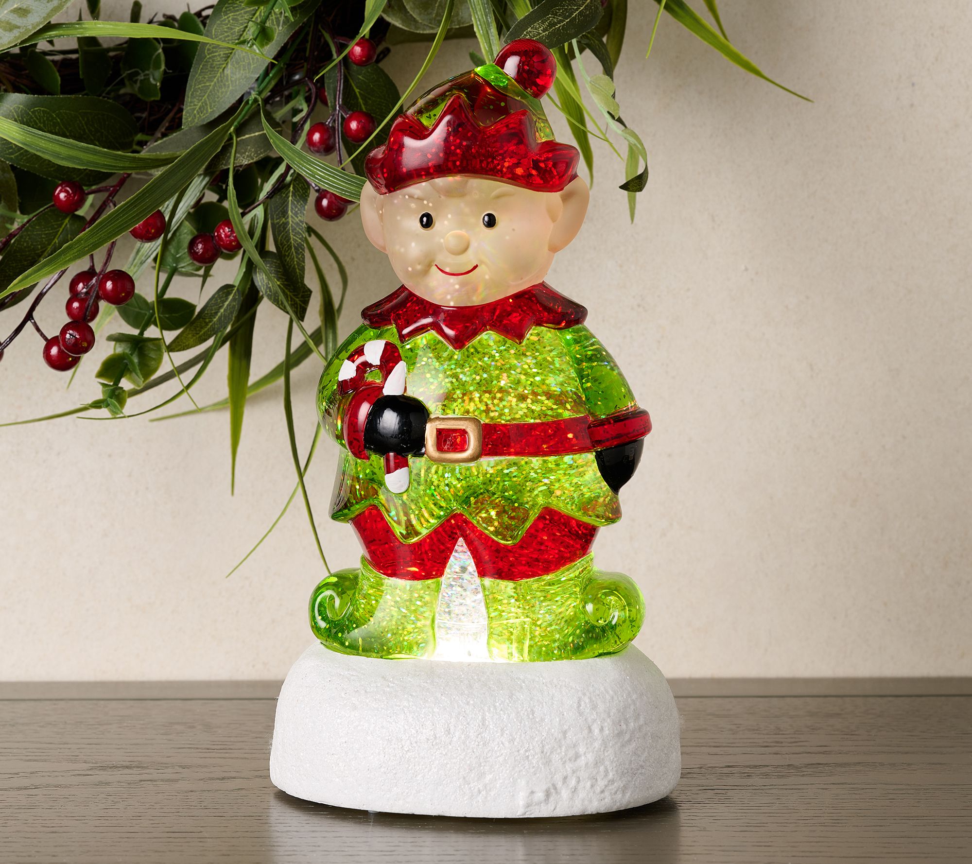 10.5" Illuminated Glitter Figure by Valerie