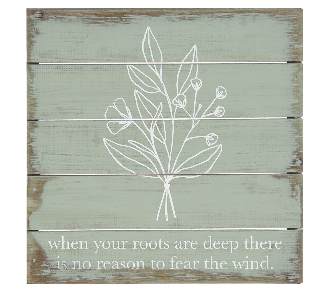 Sincere Surroundings 8" Roots Are Deep Pallet Petite